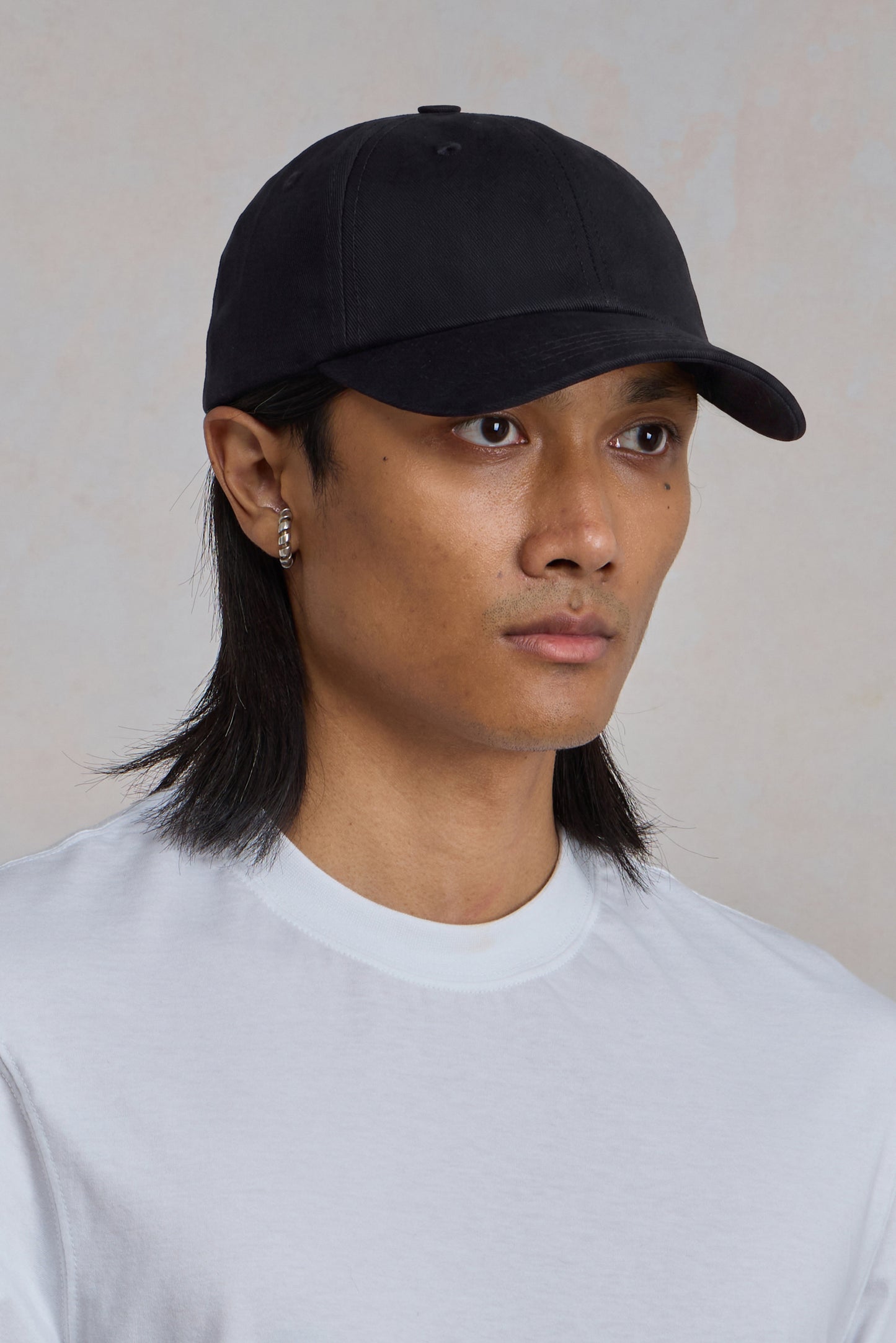 Casquette '6 panel' - Coton Noir