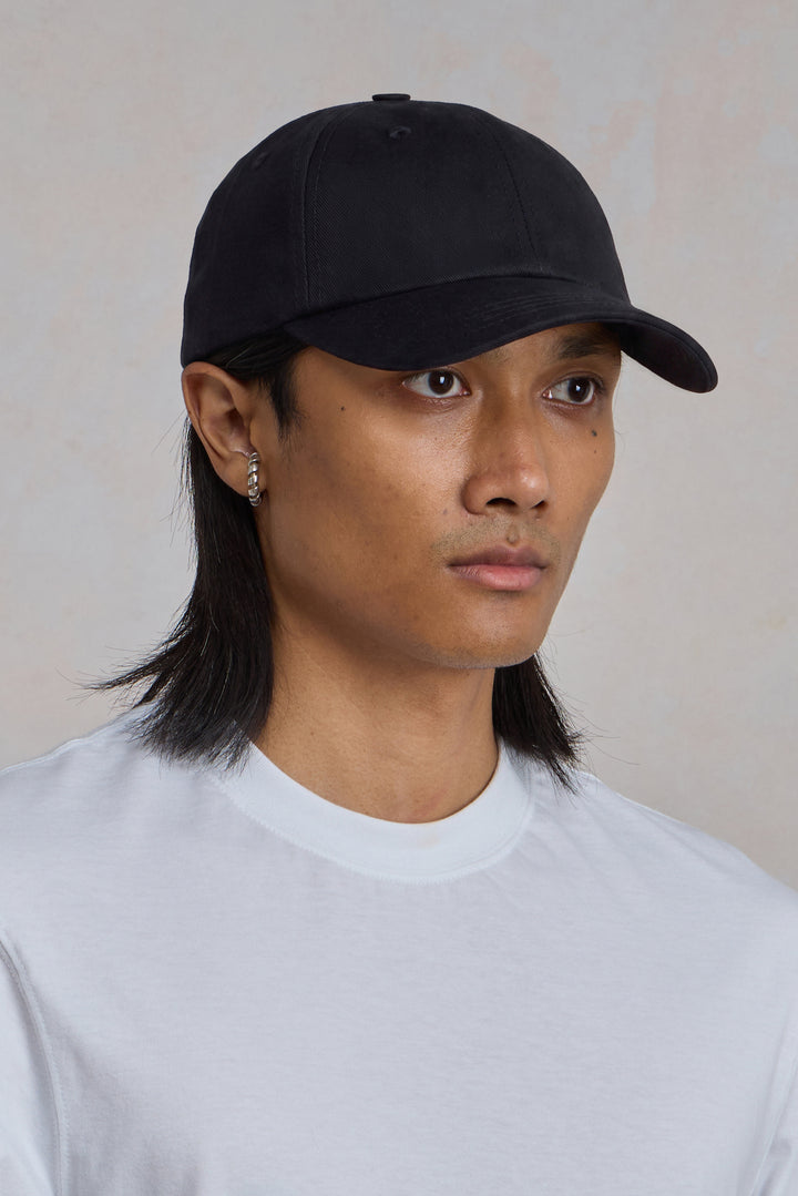 Casquette '6 panel' - Coton Noir
