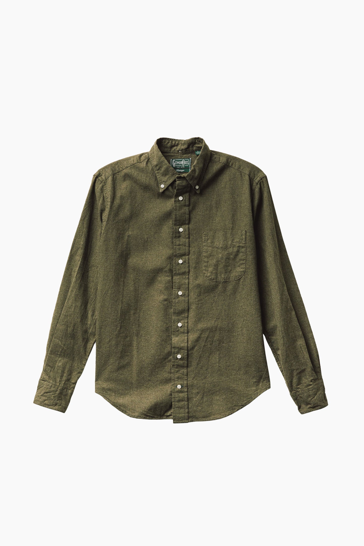 Chemise en flanelle - Olive