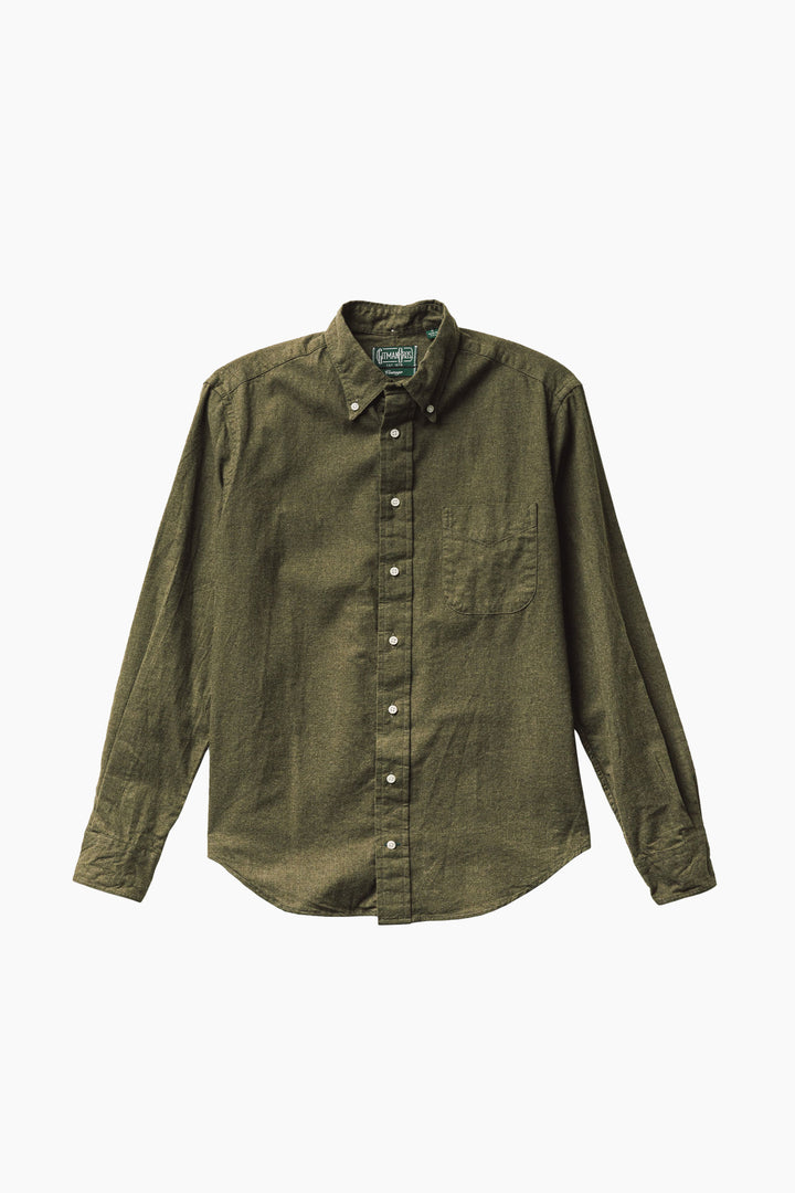 Flannel Shirt - Olive