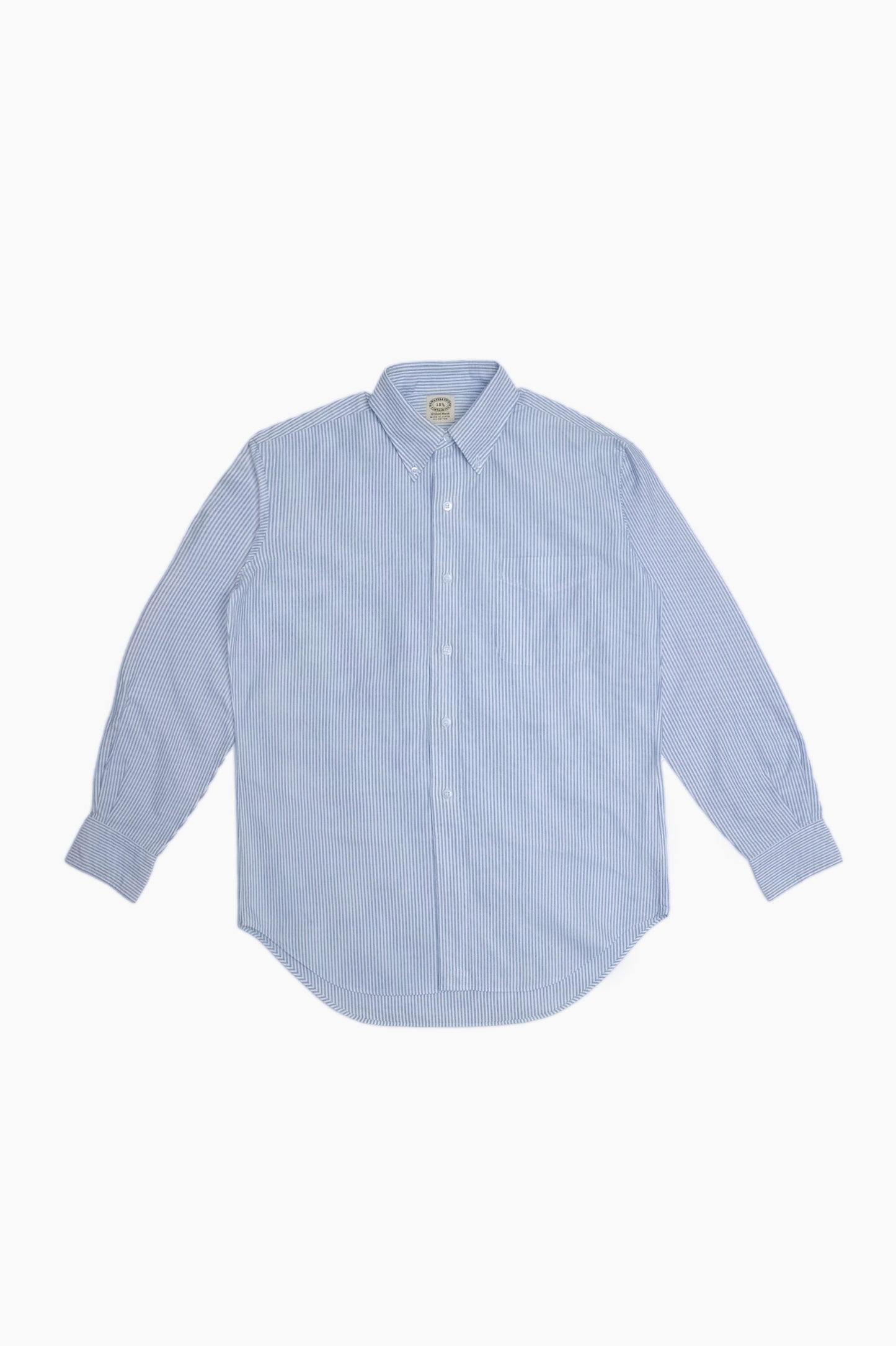 Vintage Ivy' Oxford Shirt - Blue Stripes