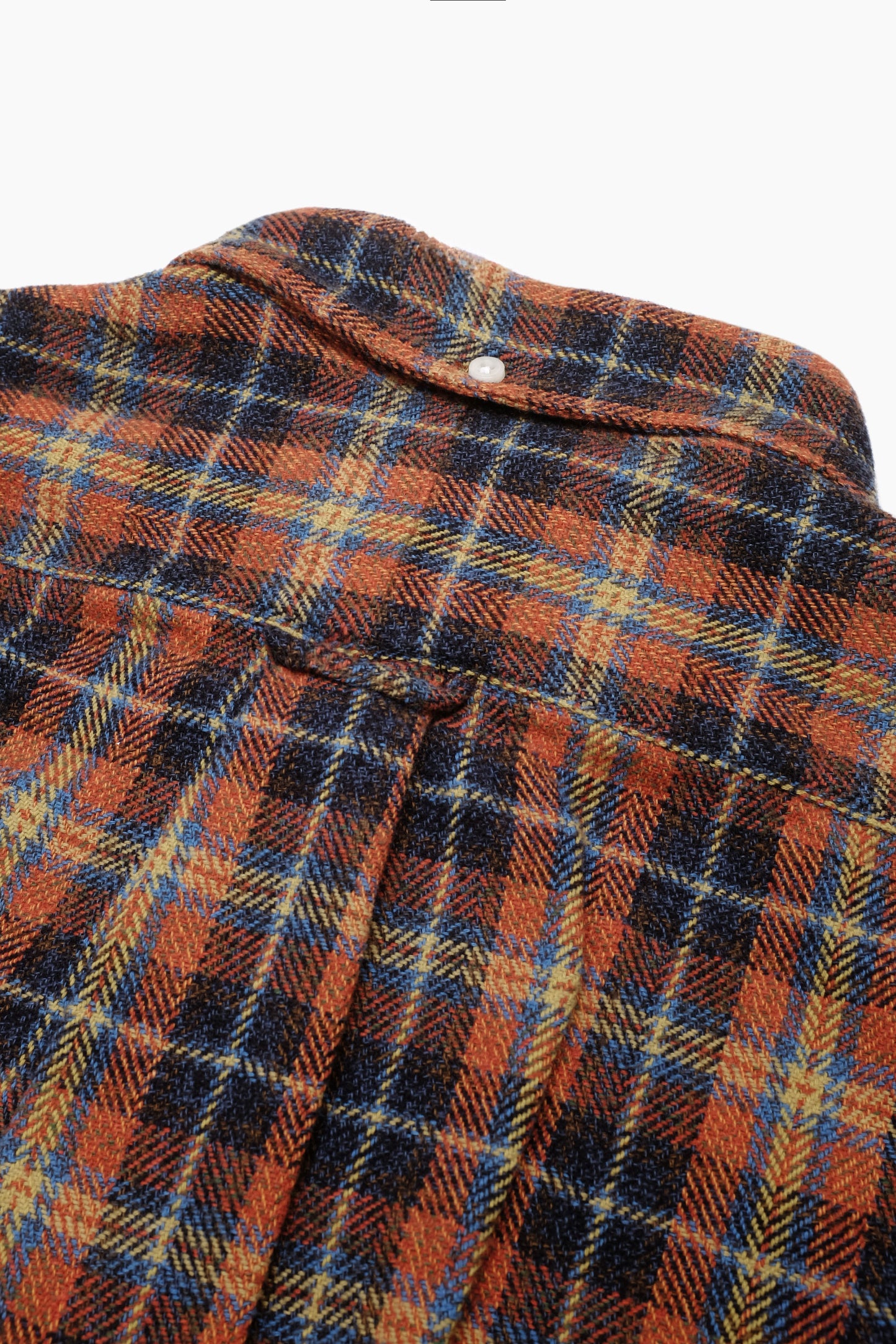 Checked tweed flannel shirt - Red