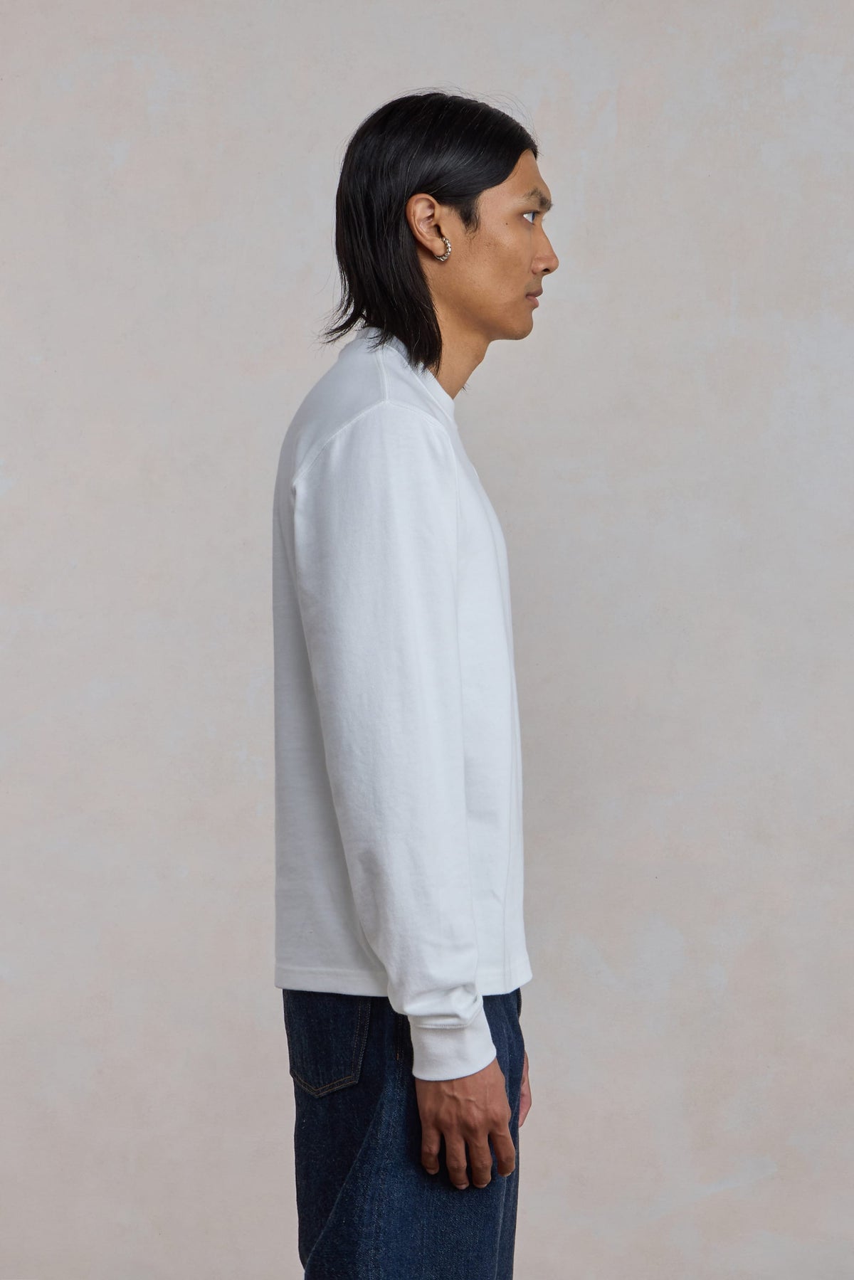 T-shirt 'Chuuunky Tee' Manches Longues - Blanc