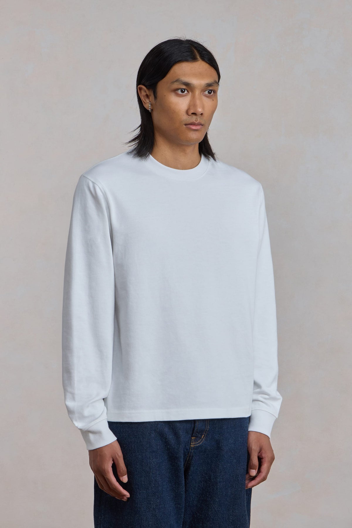 T-shirt 'Chuuunky Tee' Manches Longues - Blanc