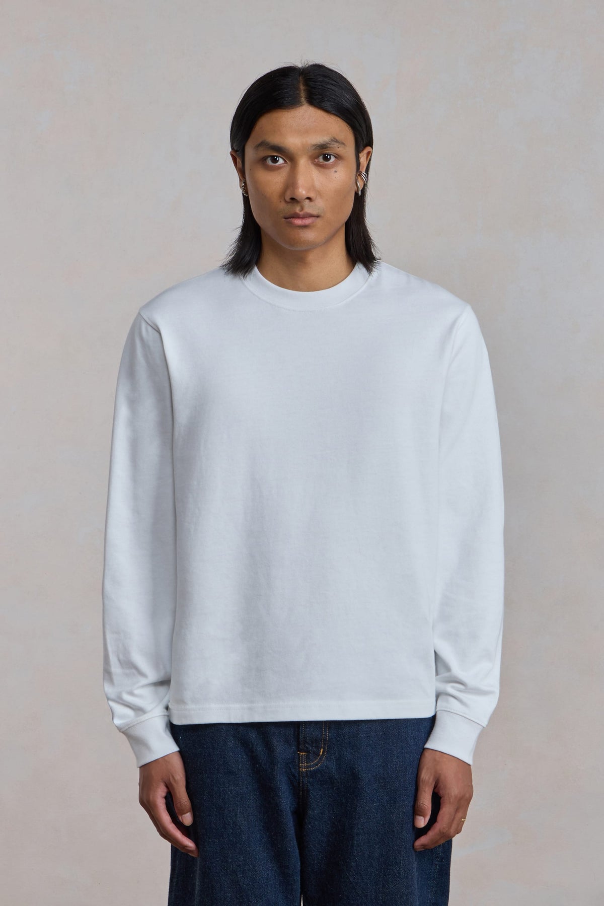 T-shirt 'Chuuunky Tee' Manches Longues - Blanc