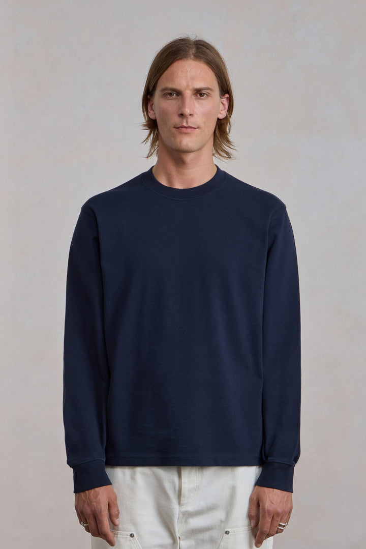 T-shirt 'Chuuunky Tee' Manches Longues - Bleu Marine