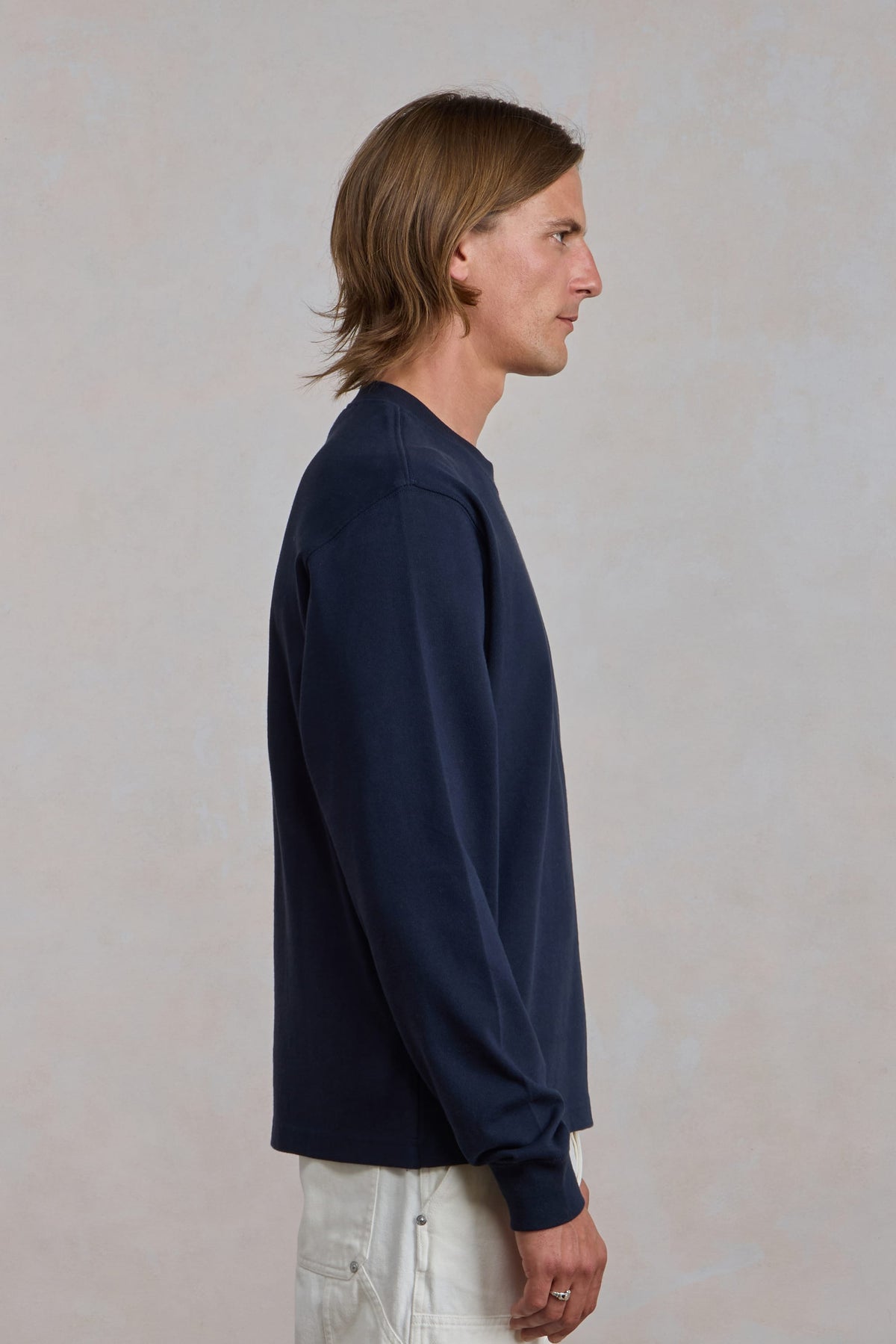T-shirt 'Chuuunky Tee' Manches Longues - Bleu Marine
