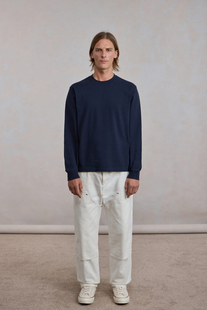 T-shirt 'Chuuunky Tee' Manches Longues - Bleu Marine