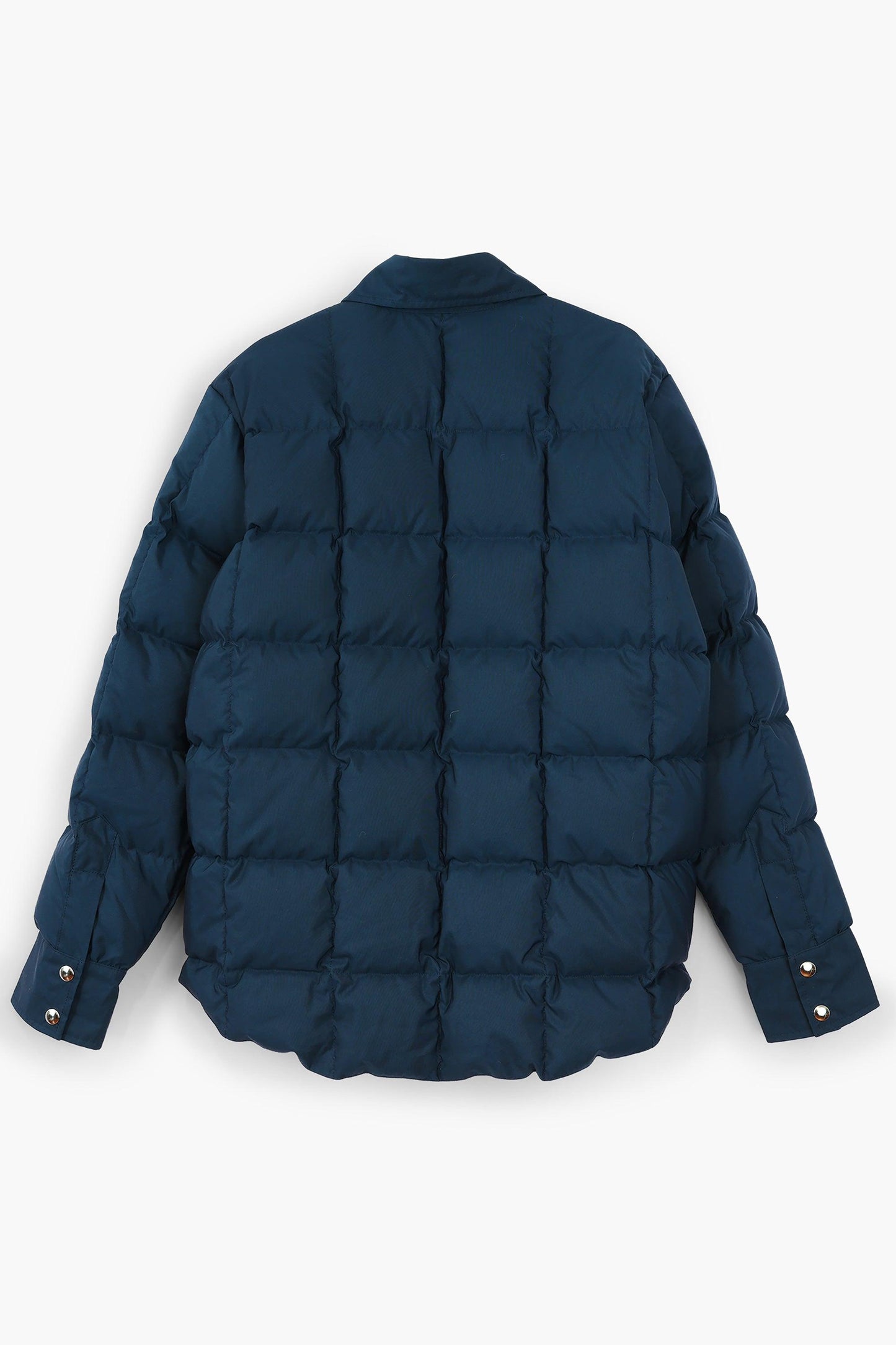 Down jacket overshirt - Navy/Orange