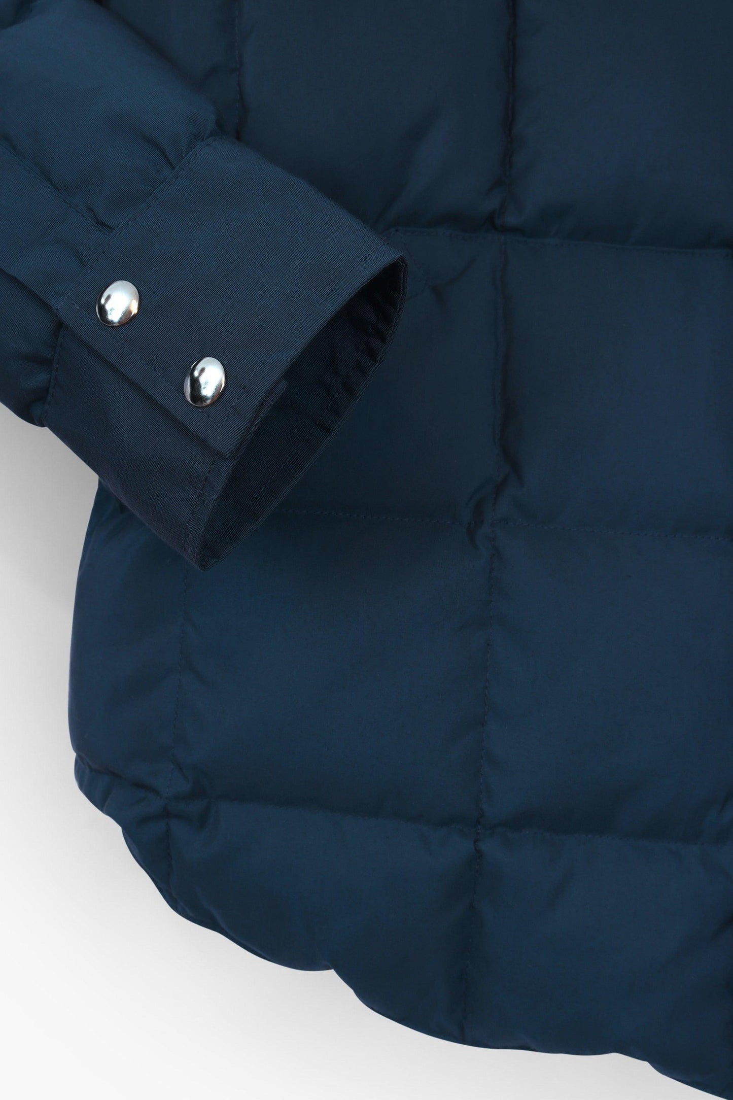 Down jacket overshirt - Navy/Orange