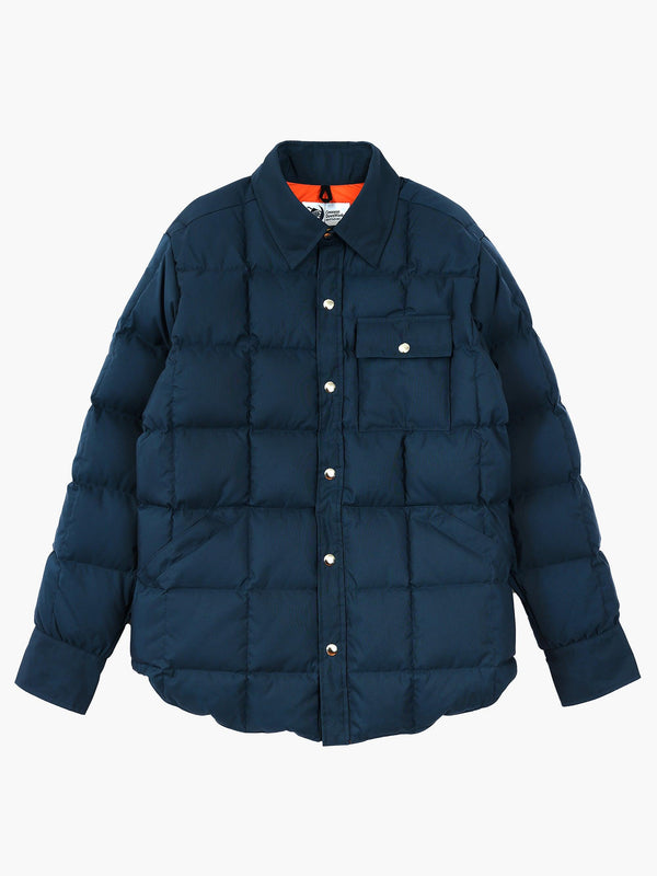 Doudoune surchemise - Marine/Orange