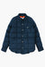 Down jacket overshirt - Navy/Orange