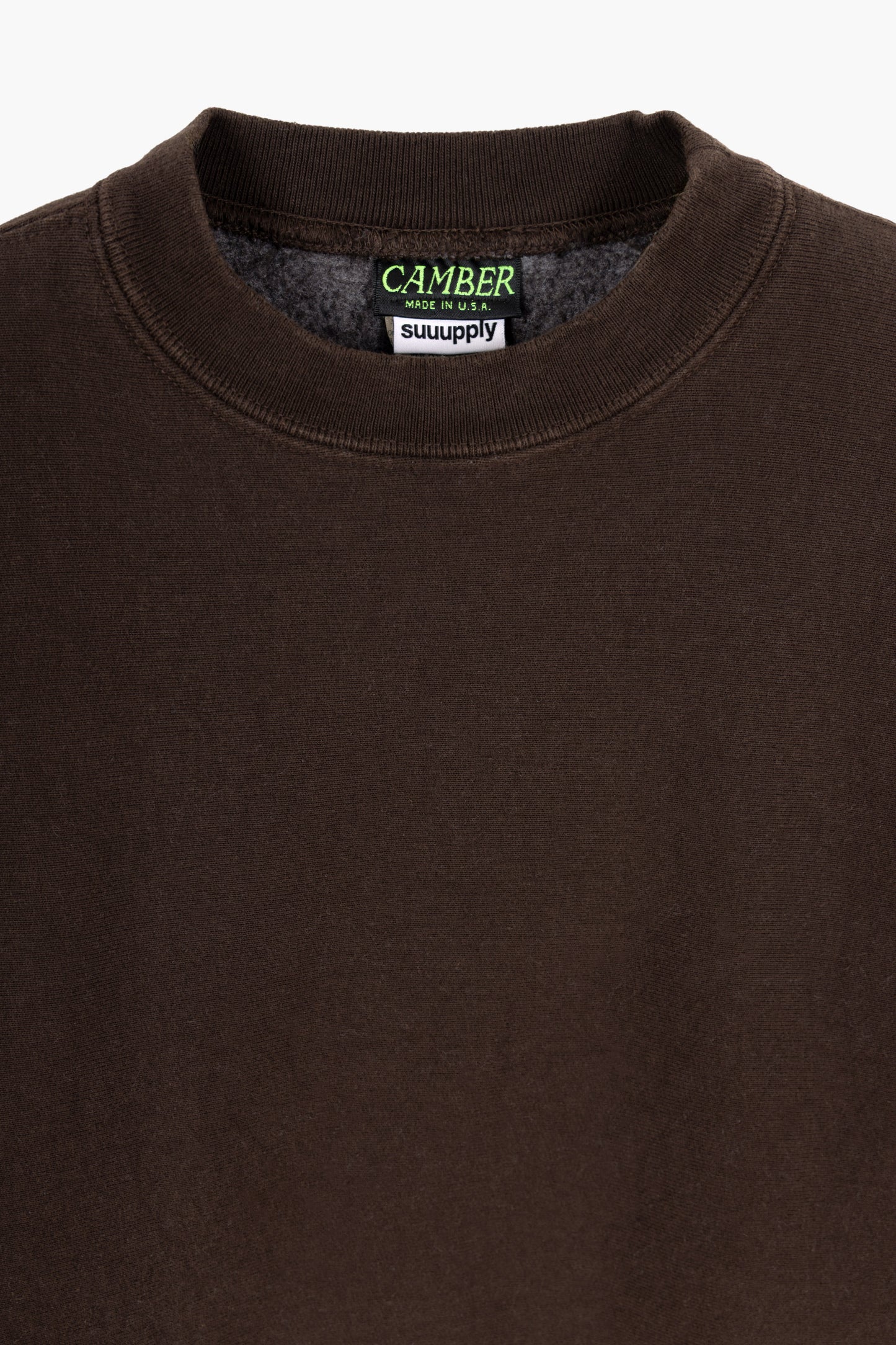 Max-weight Crewneck Sweatshirt - EXCLU - Brown