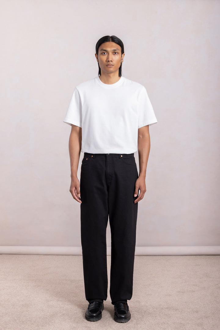 Jean 'Pioneer Pants' - Denim Selvedge Black