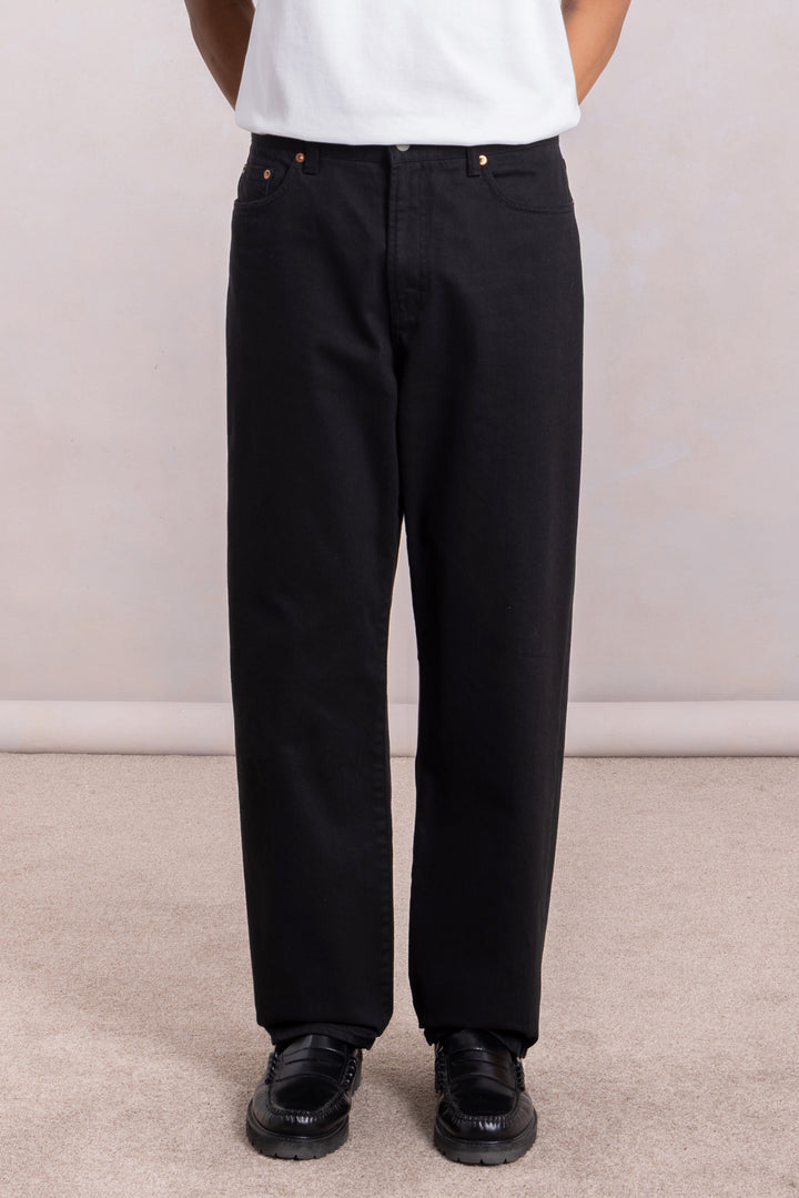 Jean 'Pioneer Pants' - Denim Selvedge Black