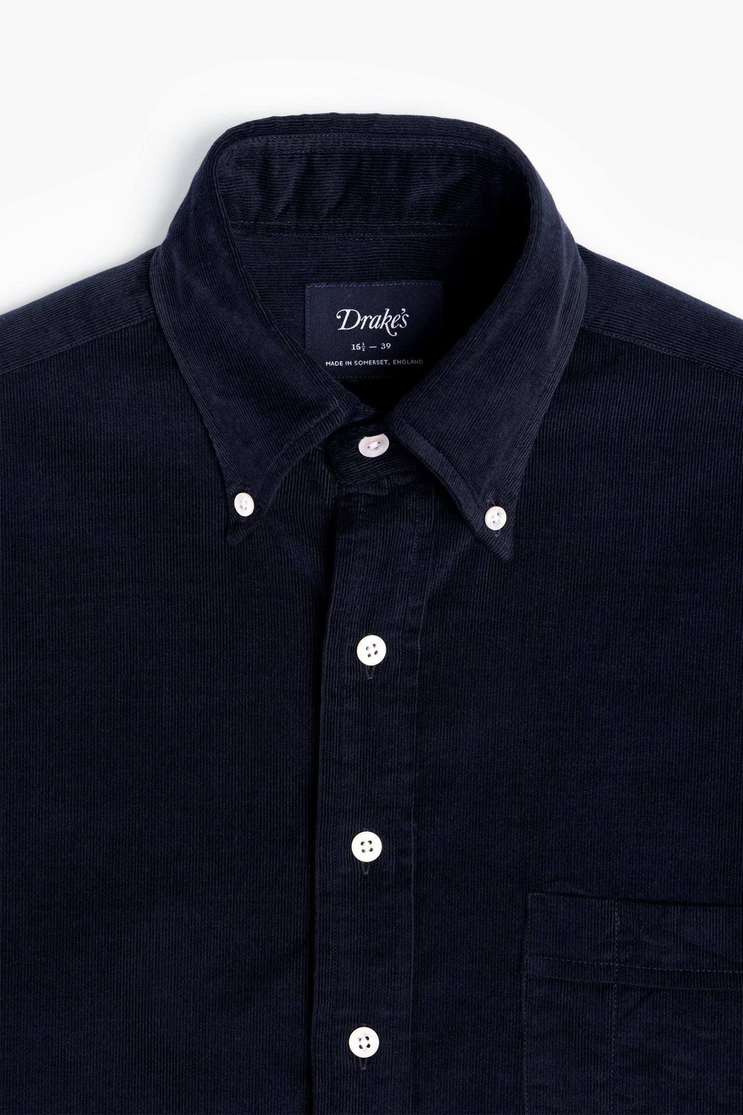 Corduroy Shirt - Navy