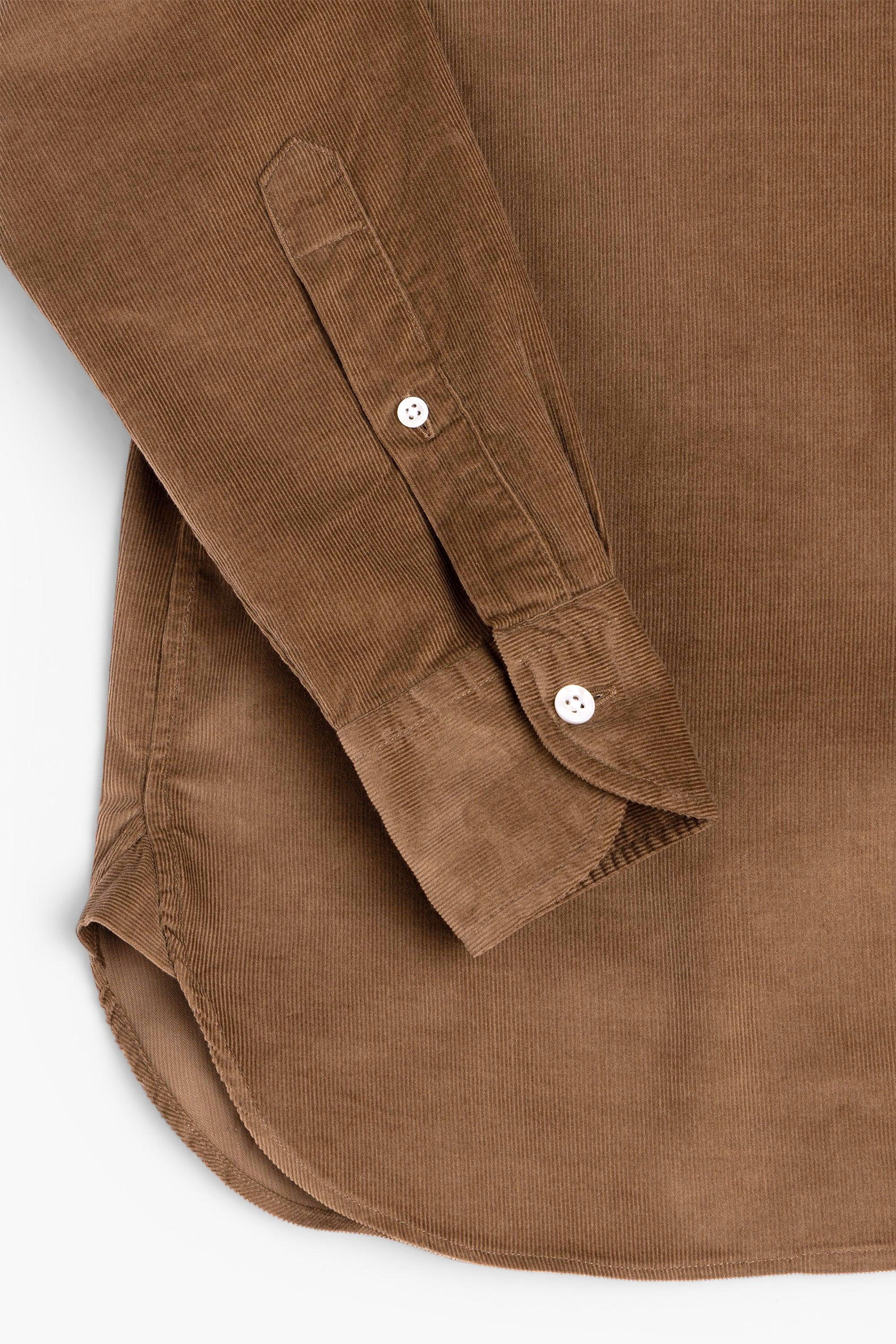 DRAKE'S - Brown Corduroy Shirt – suuupply
