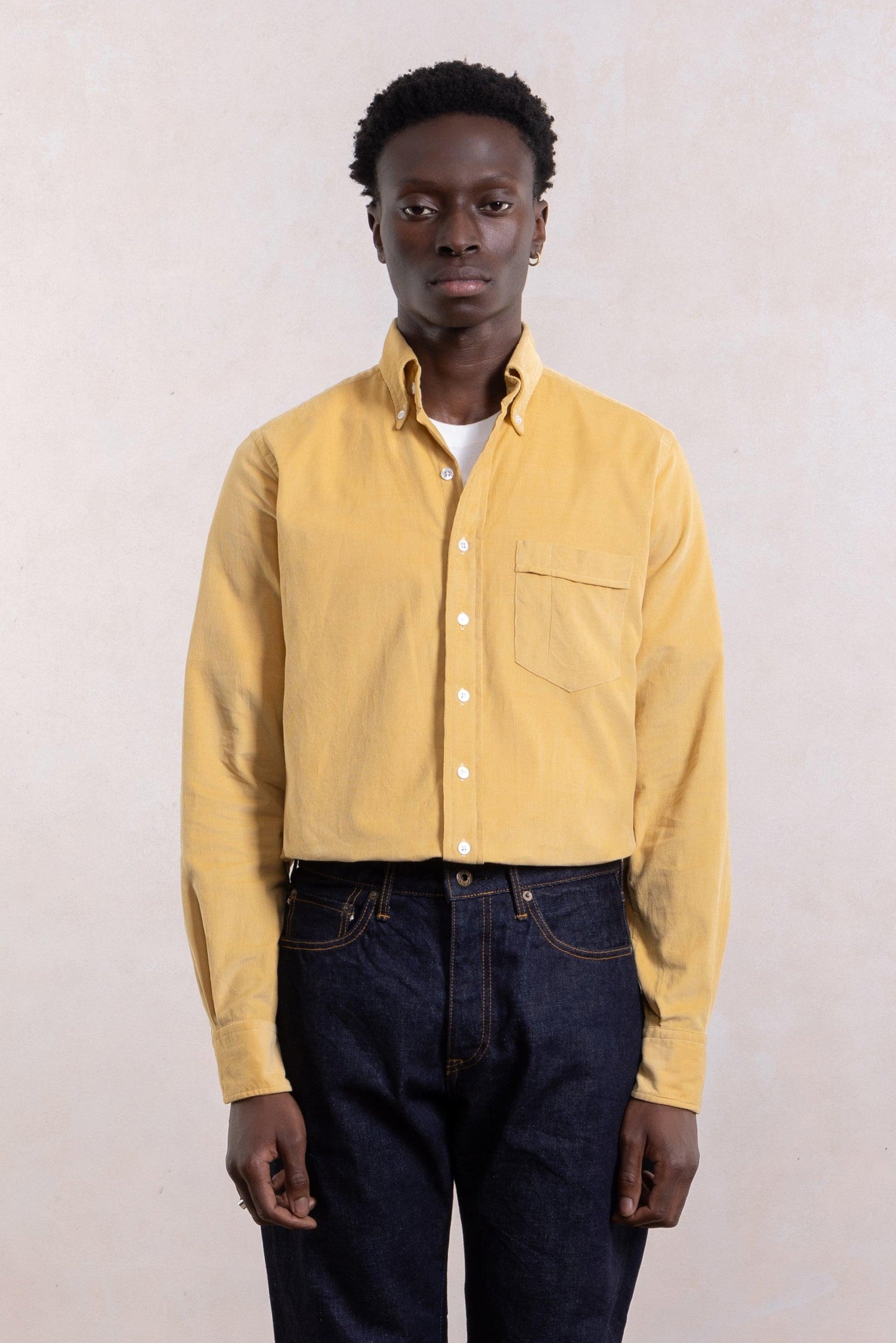 Corduroy Shirt - Yellow