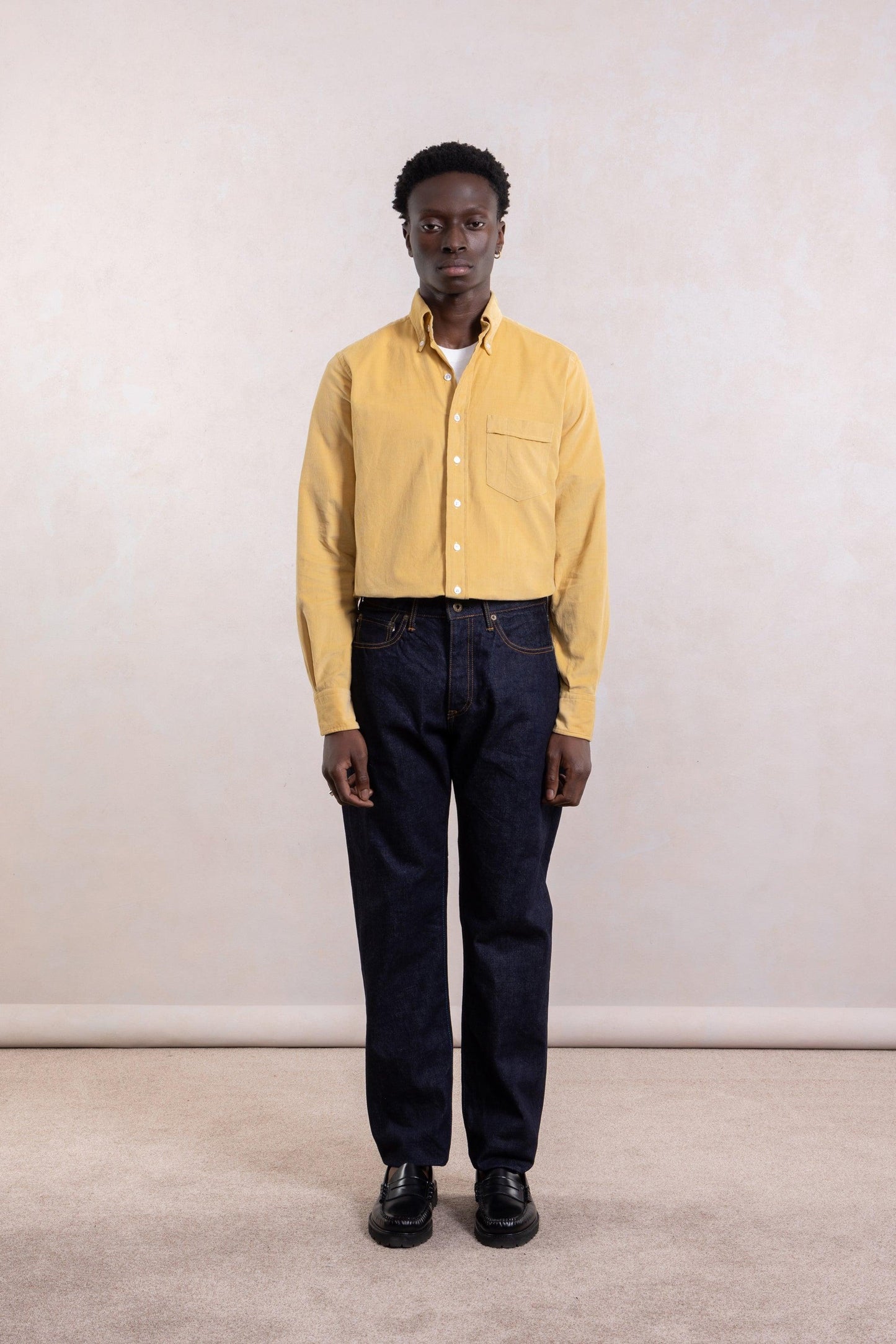 Corduroy Shirt - Yellow