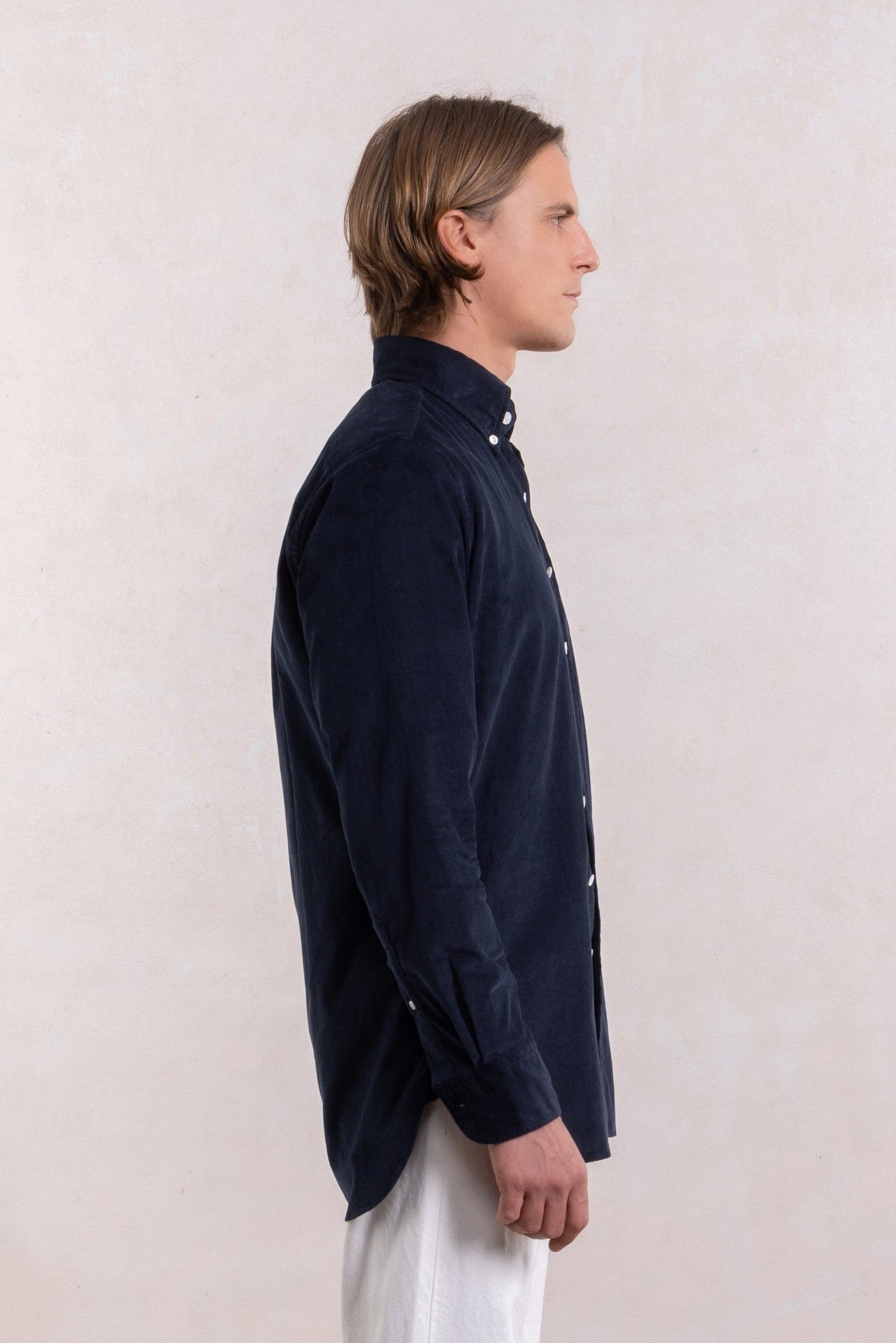 Corduroy Shirt - Navy