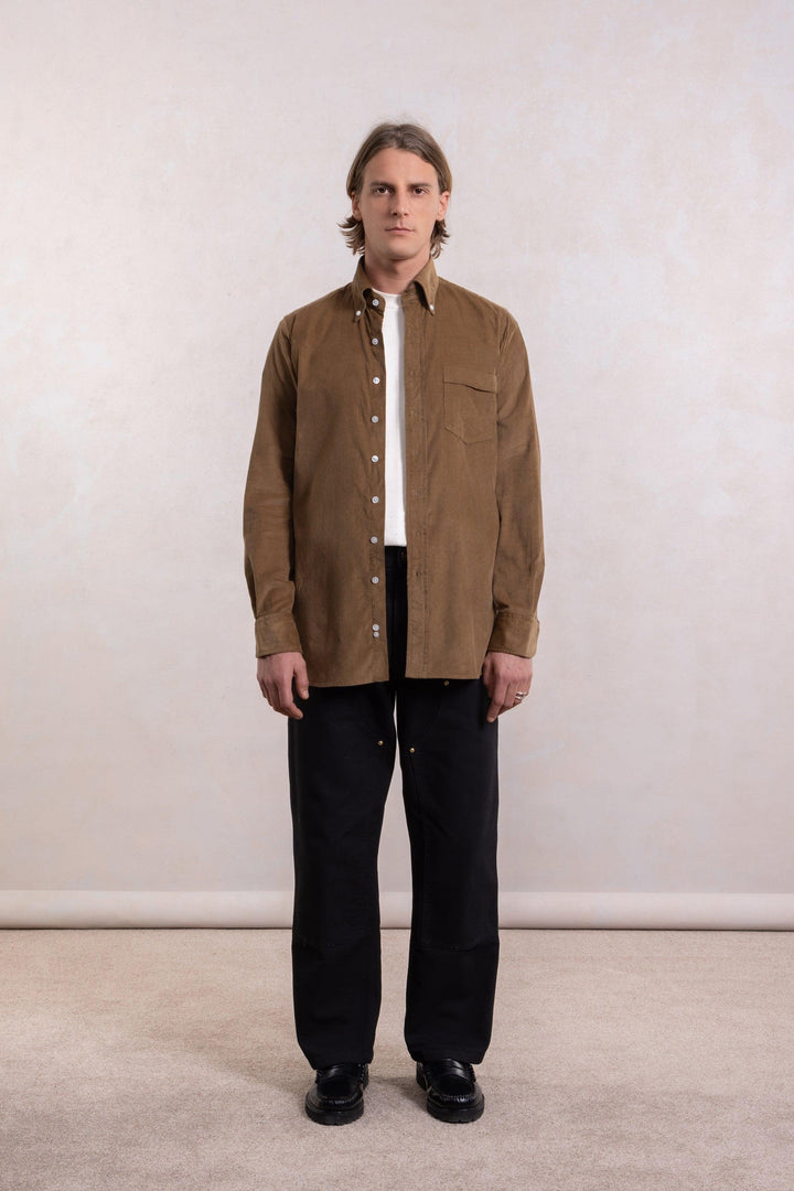 Corduroy Shirt - Brown