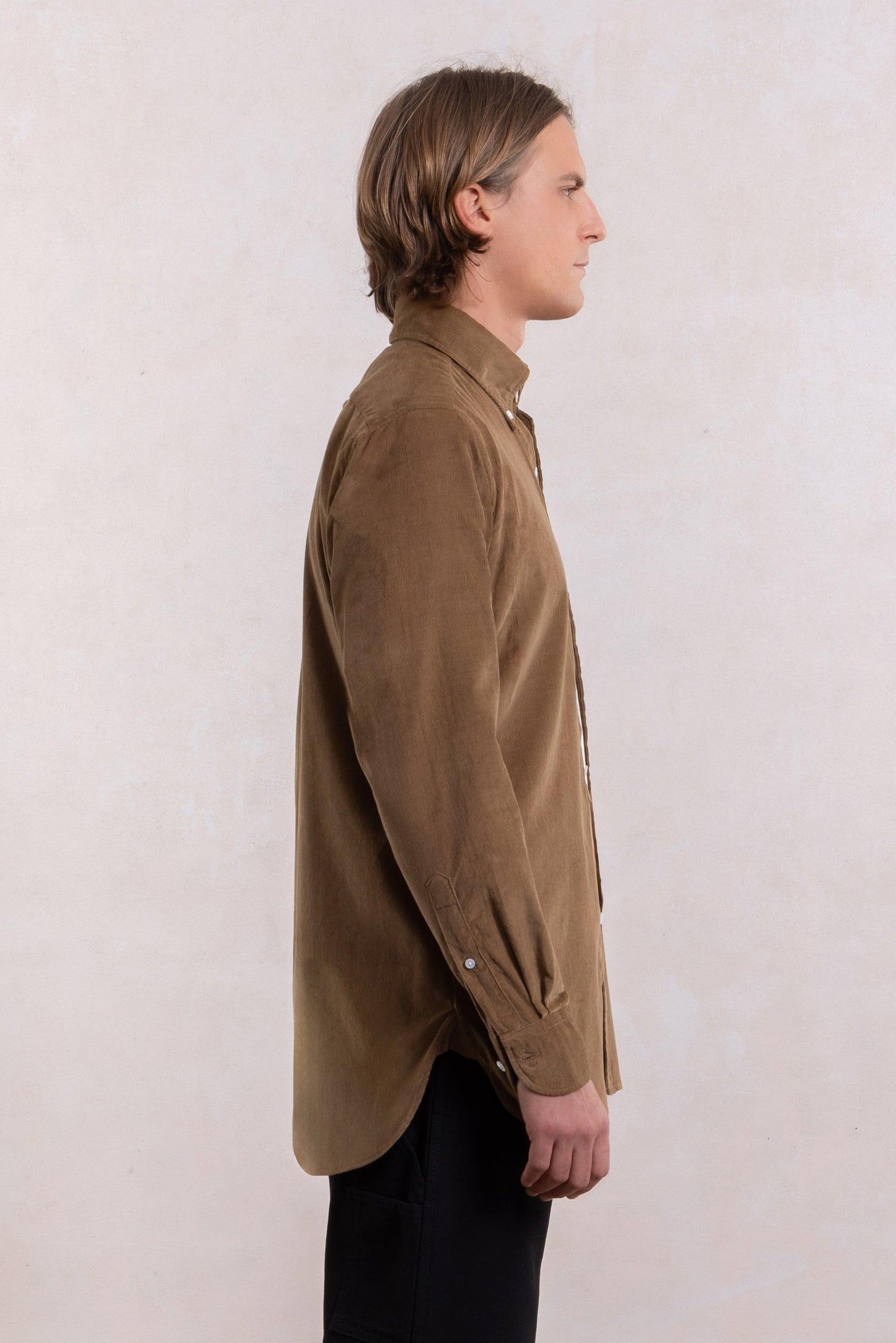 Corduroy Shirt - Brown