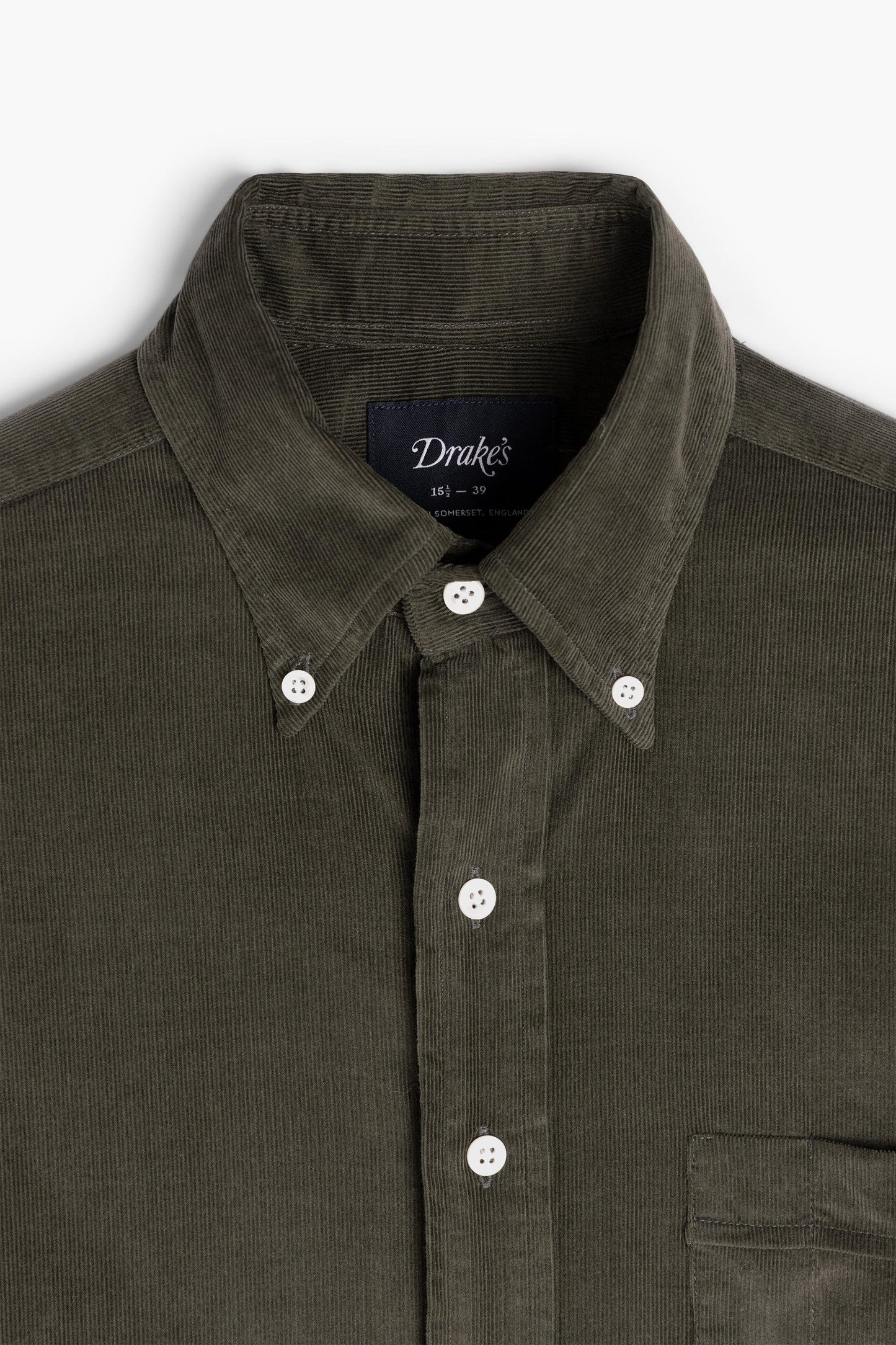 Corduroy Shirt - Olive