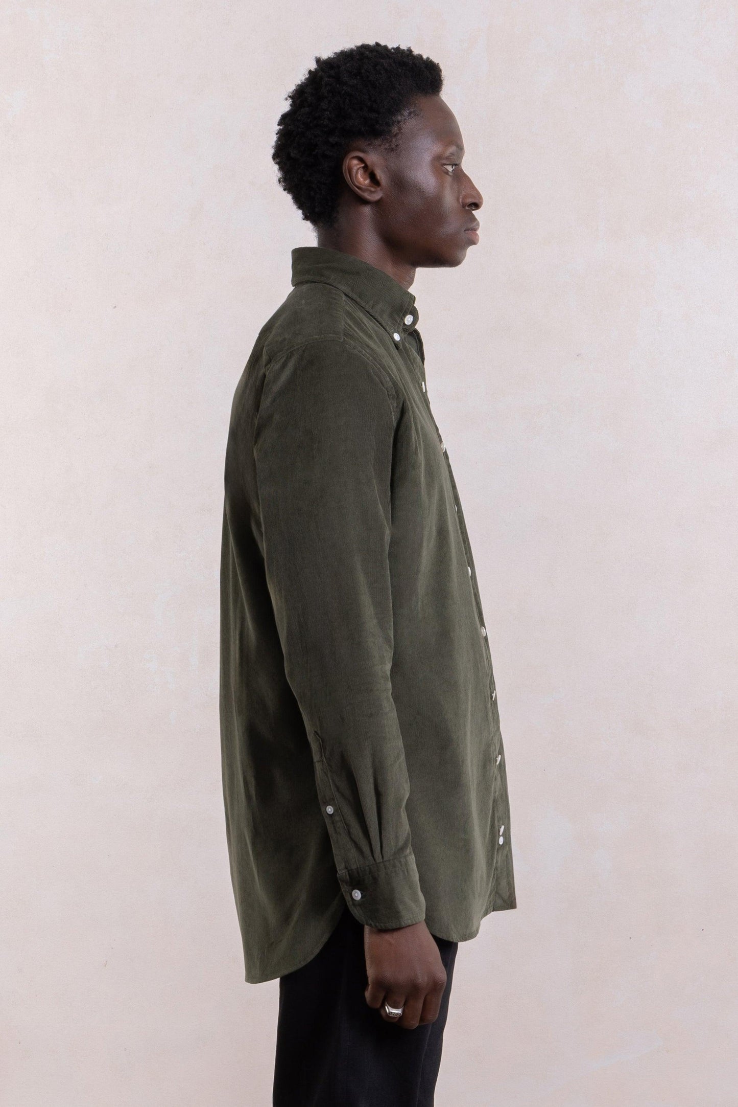 Corduroy Shirt - Olive