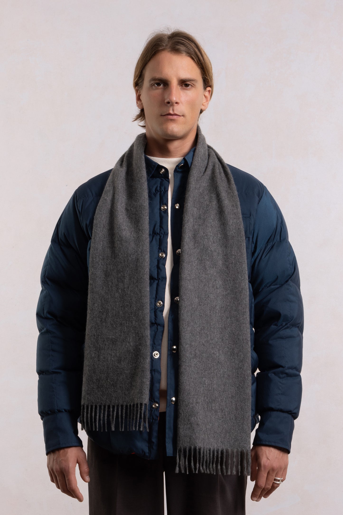 Cashmere Scarf - Grey