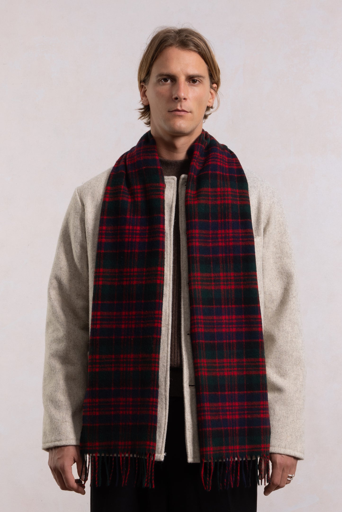 Lambswool Scarf - Macdonald Check