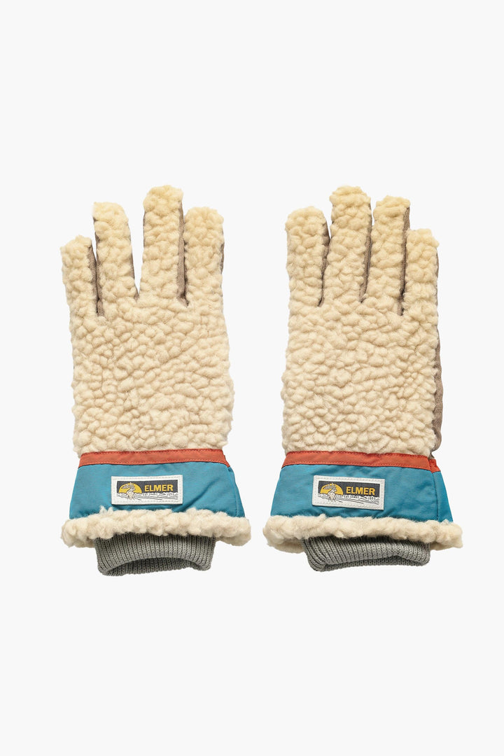 Bouclé Wool Gloves - Beige