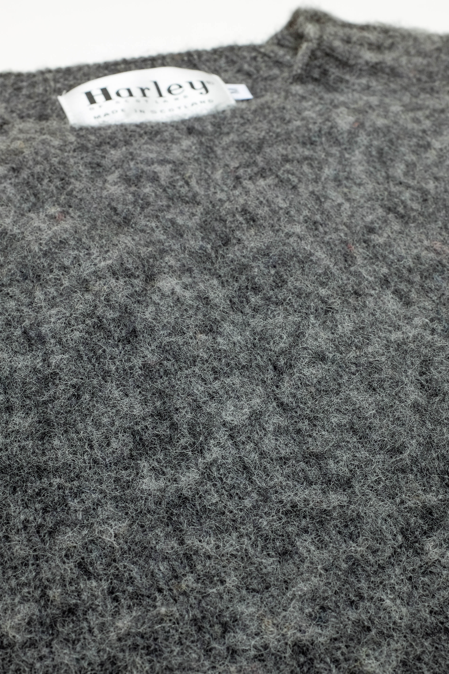 Shaggy Dog sweater in dark gray wool