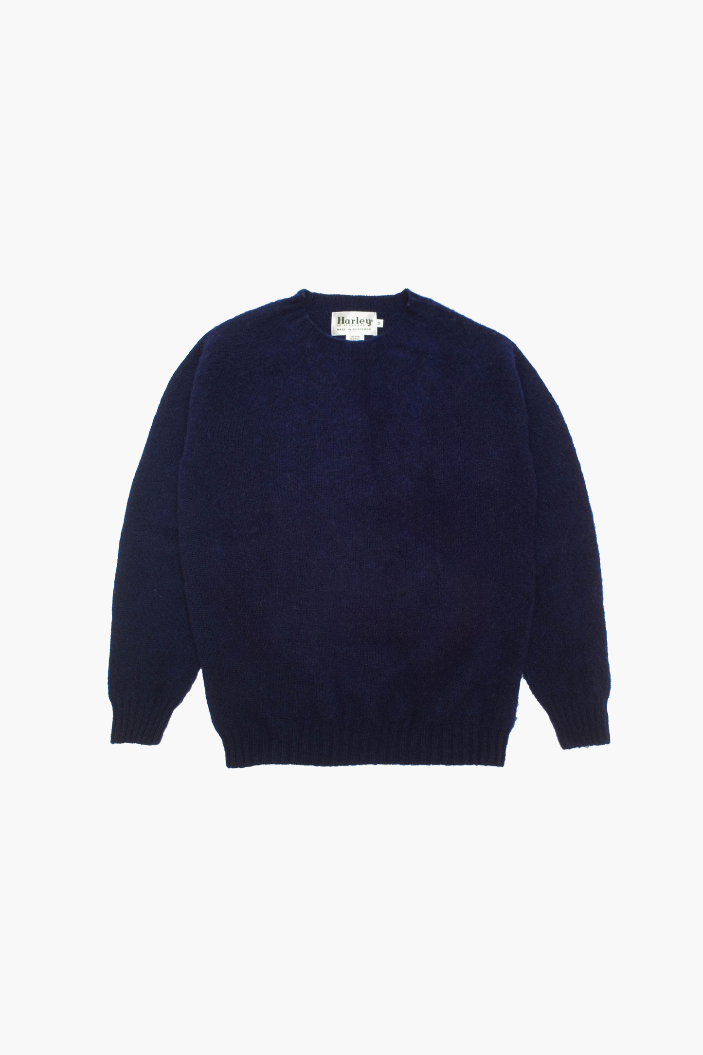 Shaggy Dog sweater in navy blue wool