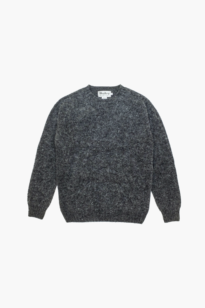 Shaggy Dog sweater in dark gray wool