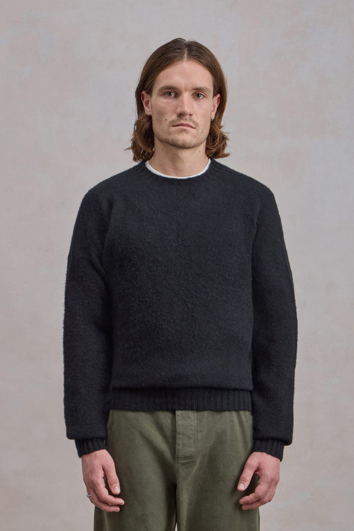 Pull Shaggy Dog en laine - Noir