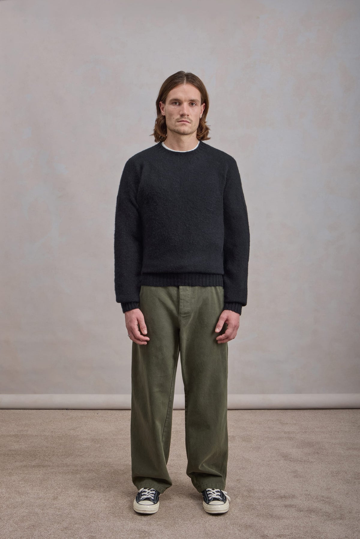 Shaggy Dog wool sweater – Black