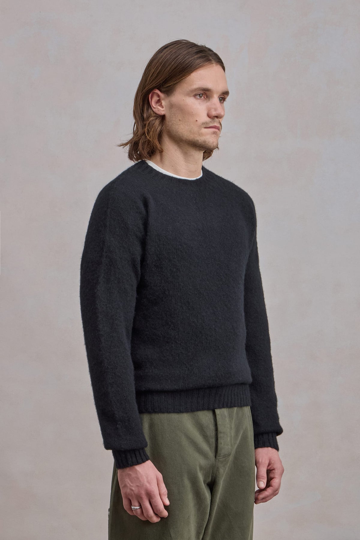 Shaggy Dog wool sweater – Black