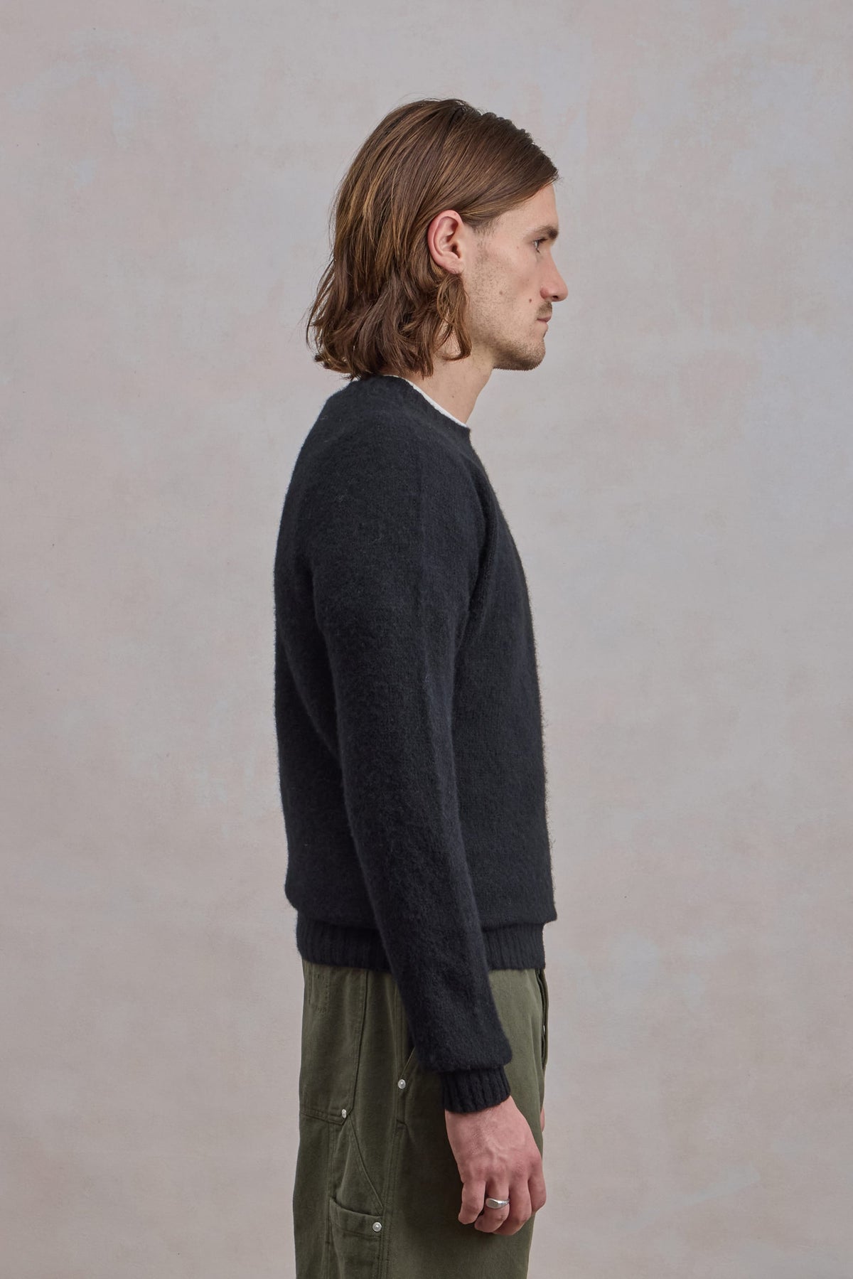Shaggy Dog wool sweater – Black