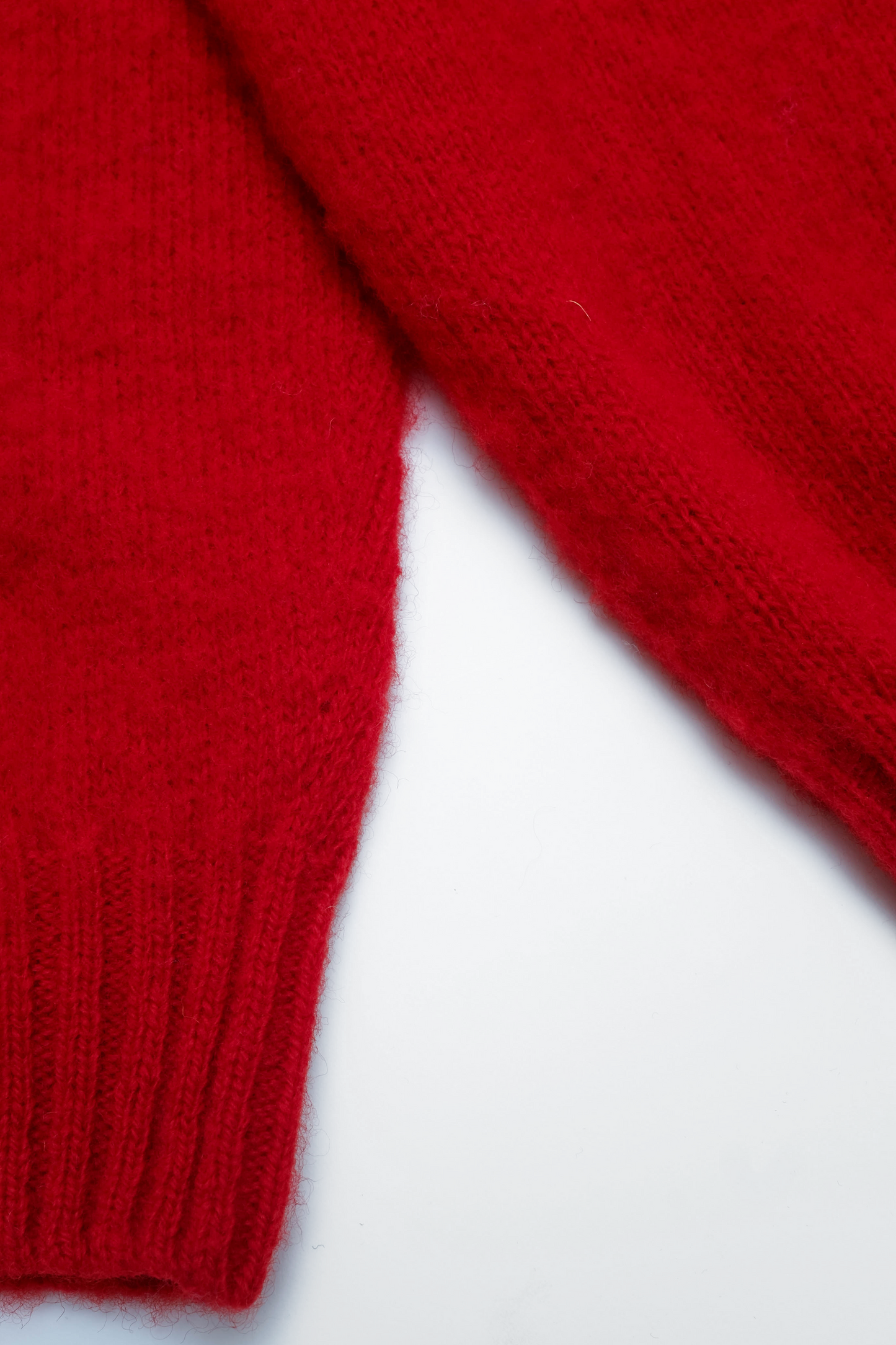 Shaggy Dog Sweater - Red