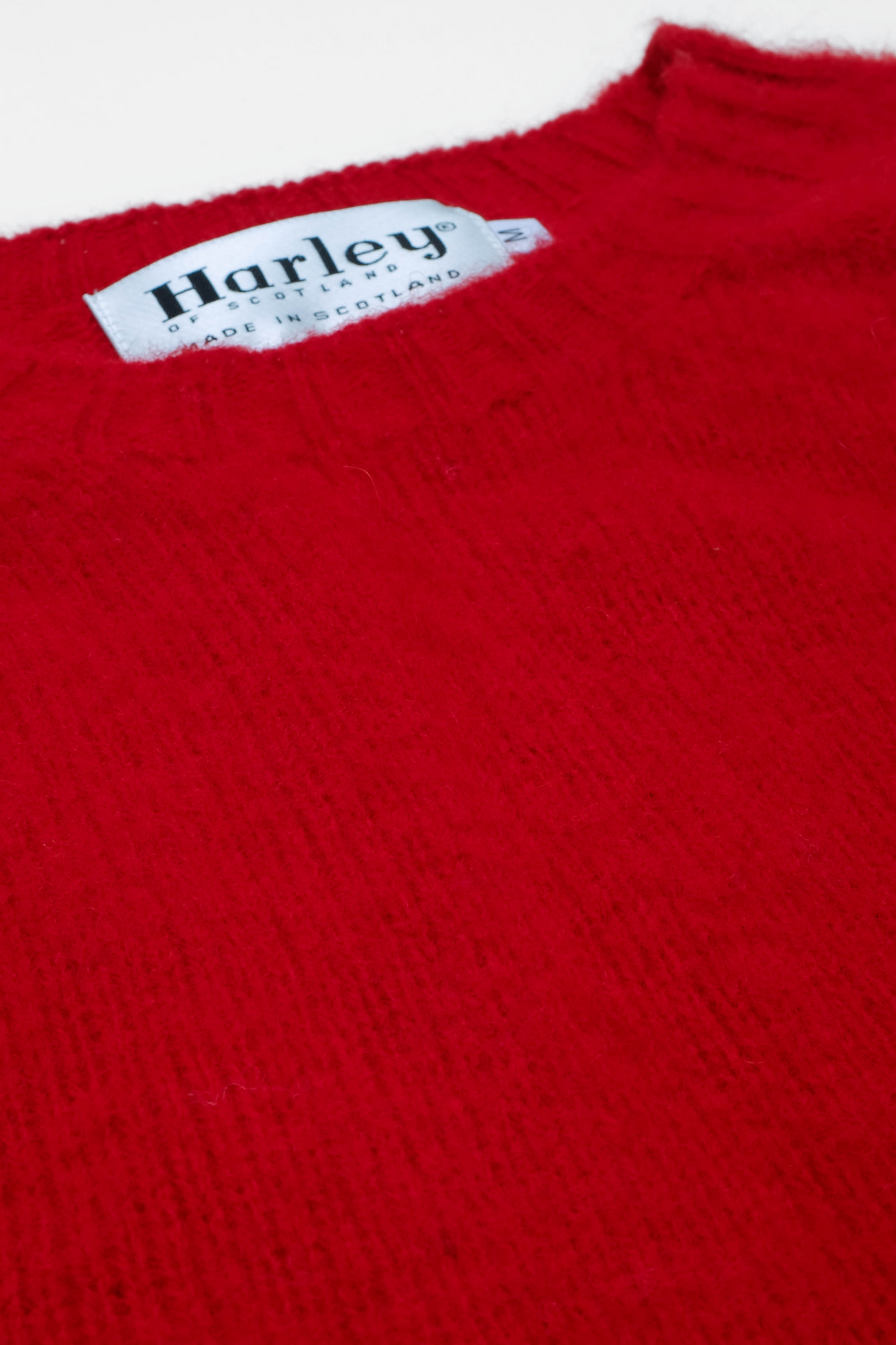 Shaggy Dog sweater in red wool