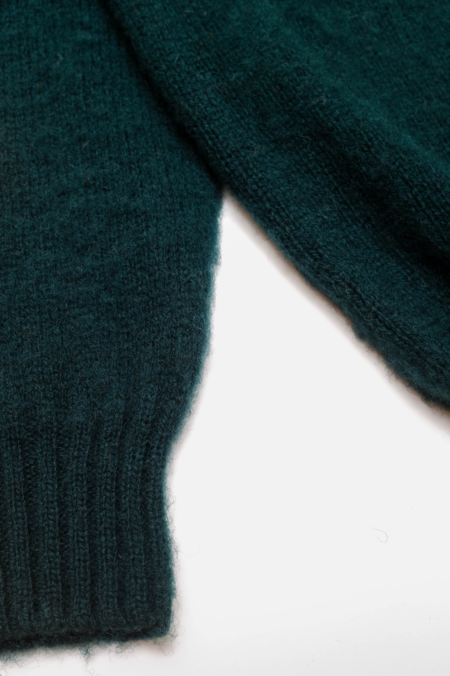 Shaggy Dog Sweater - Forest Green