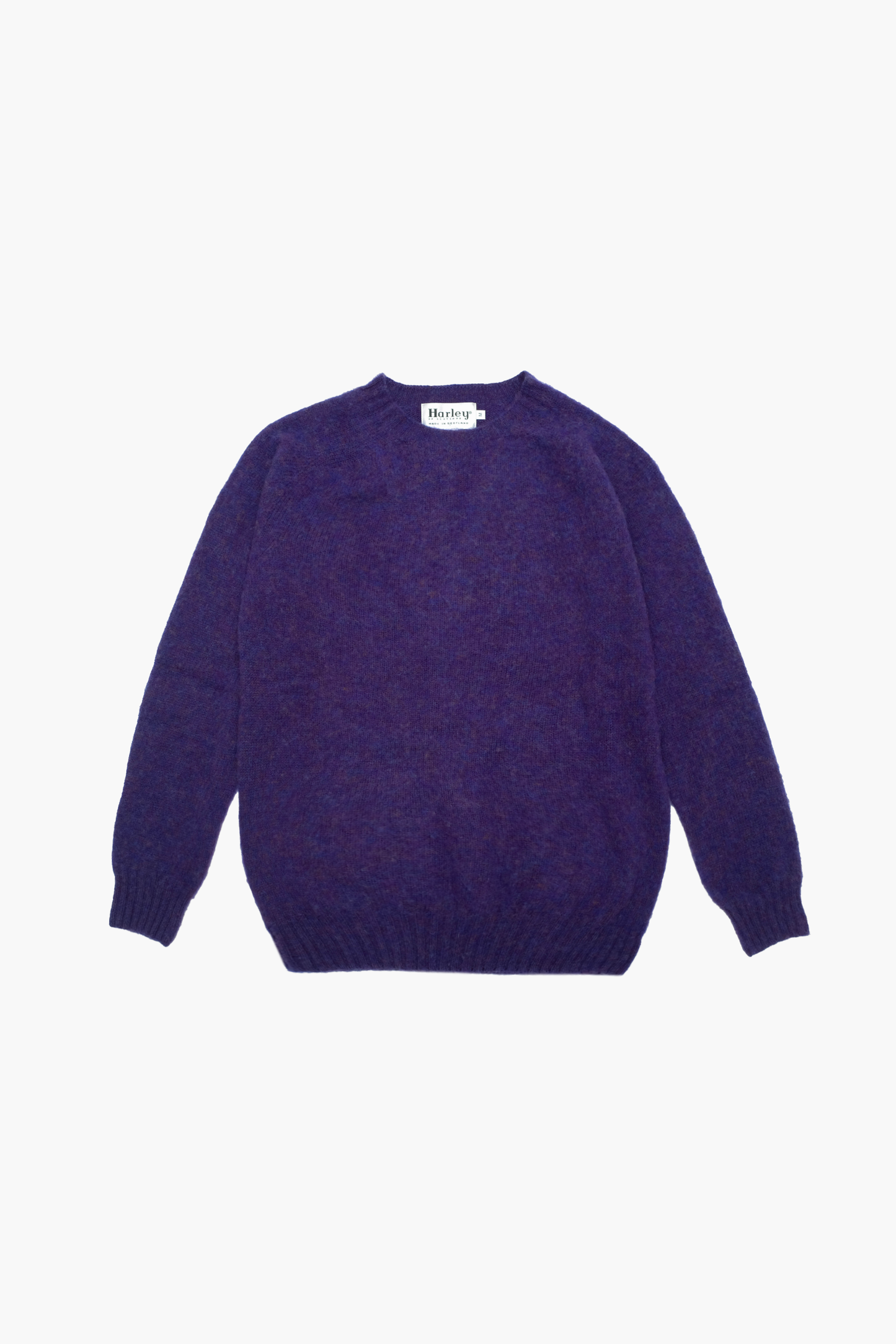 Shaggy Dog sweater in purple wool