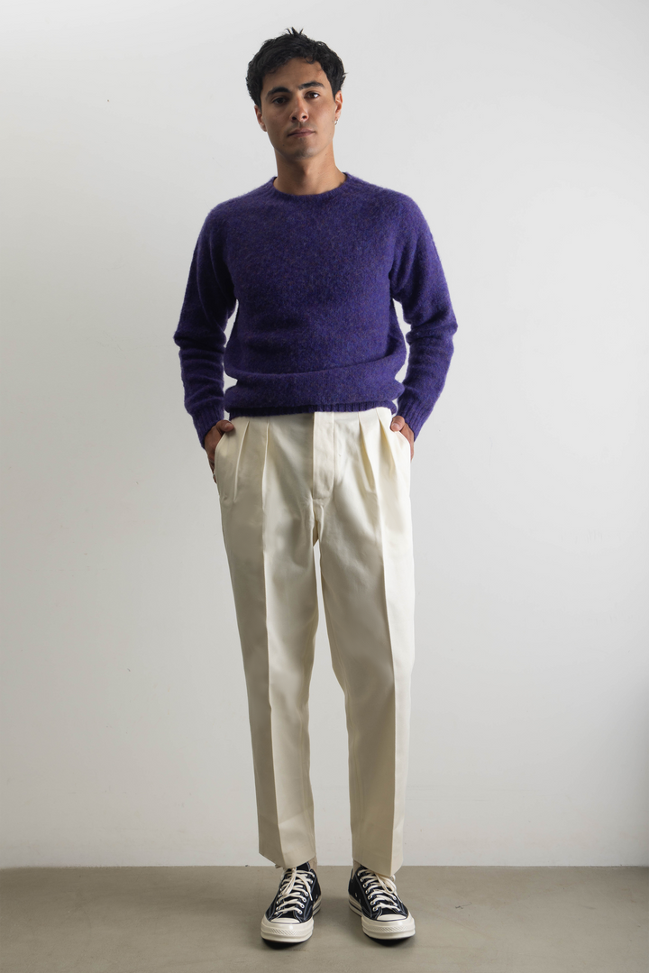 Shaggy Dog Sweater - Purple