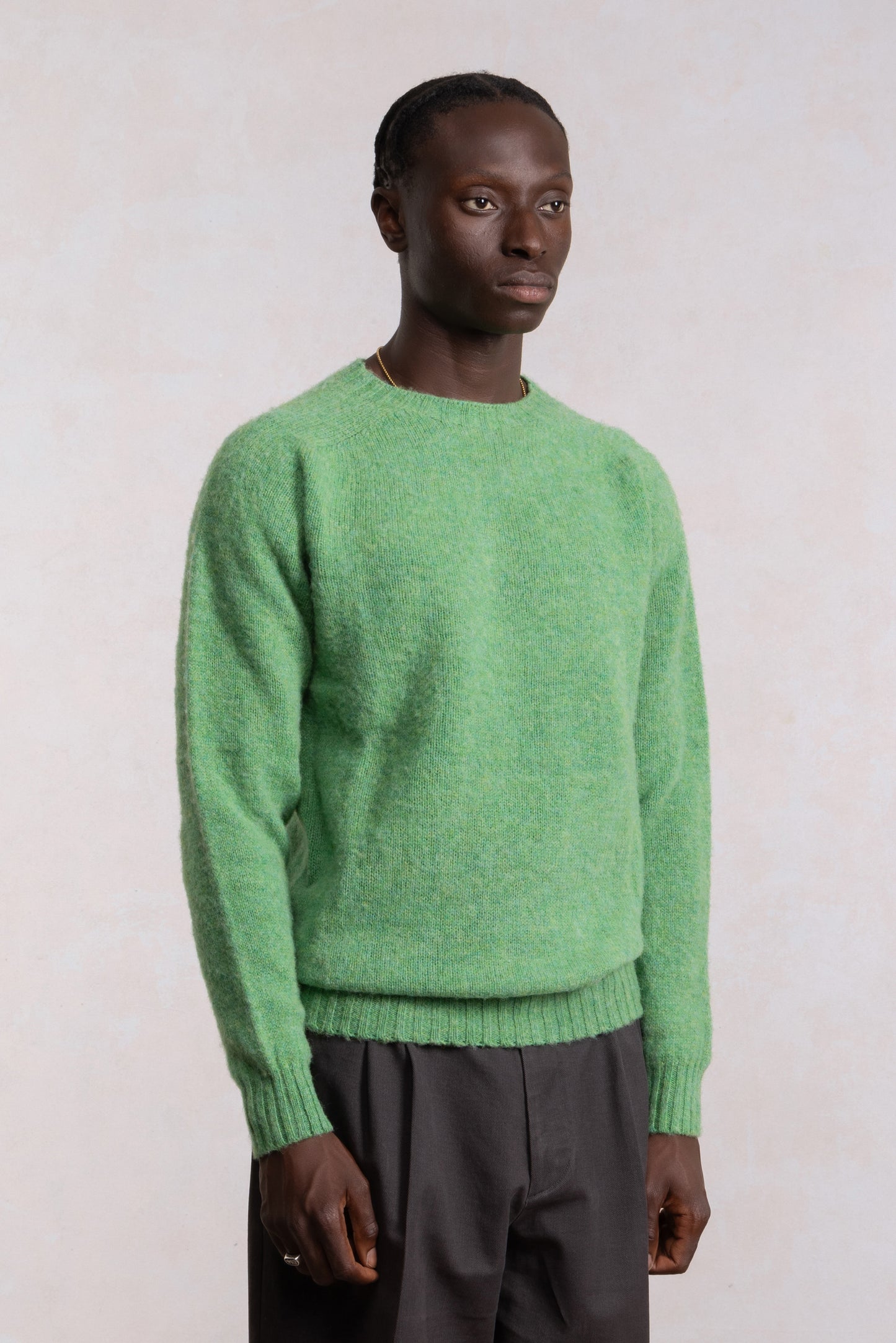 Shaggy Dog Sweater - Mint