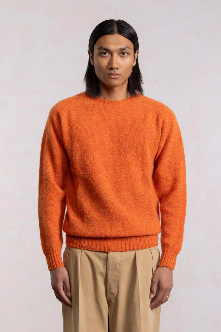 Shaggy Dog Sweater - Orange