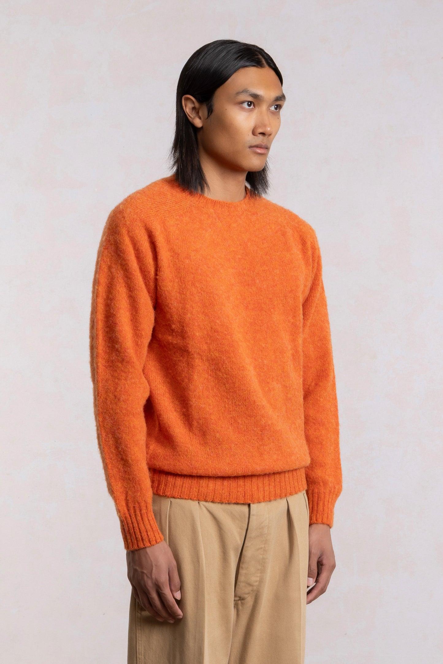 Shaggy Dog Sweater - Orange