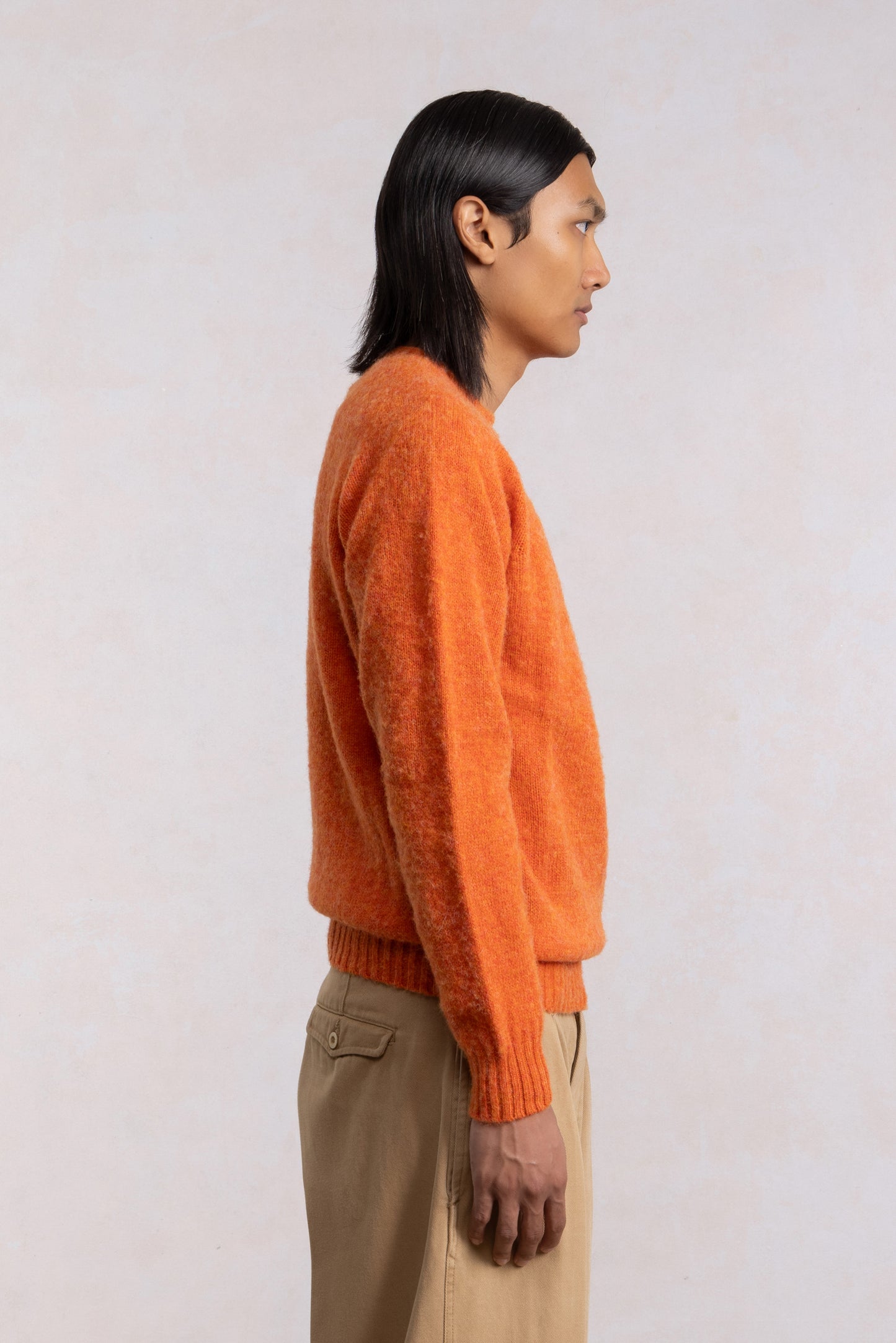 Shaggy Dog Sweater - Orange