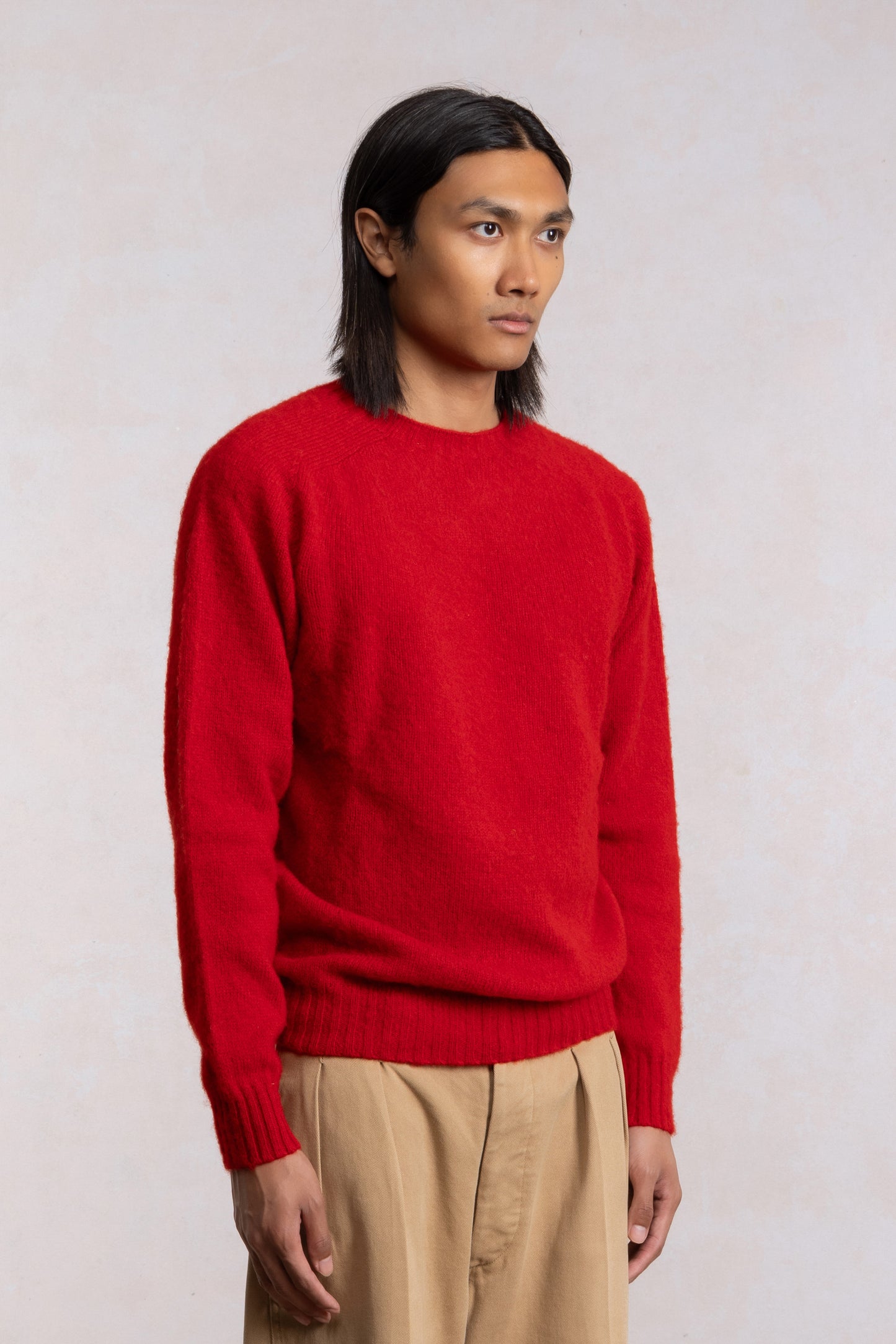 Shaggy Dog Sweater - Red