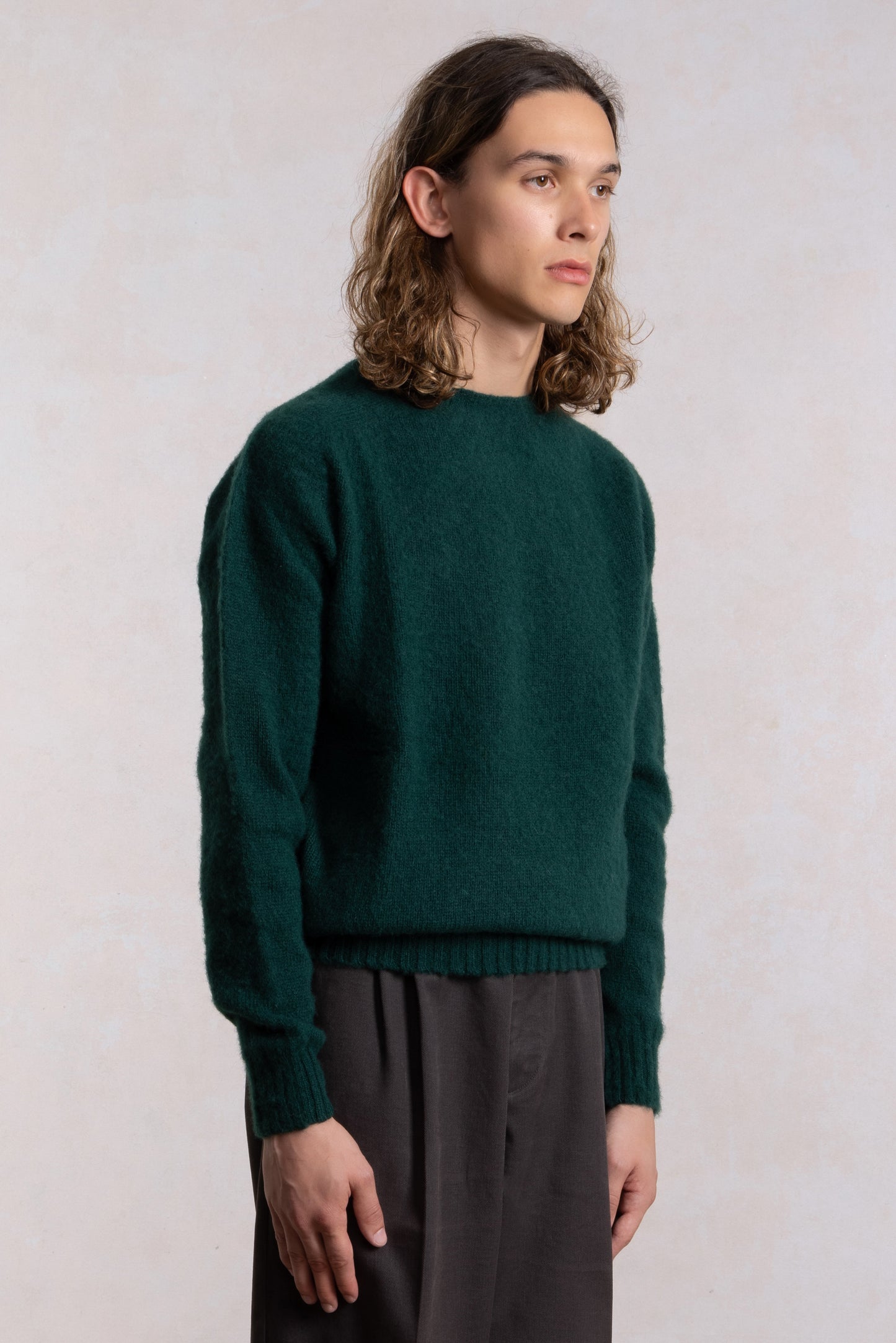 Shaggy Dog Sweater - Forest Green