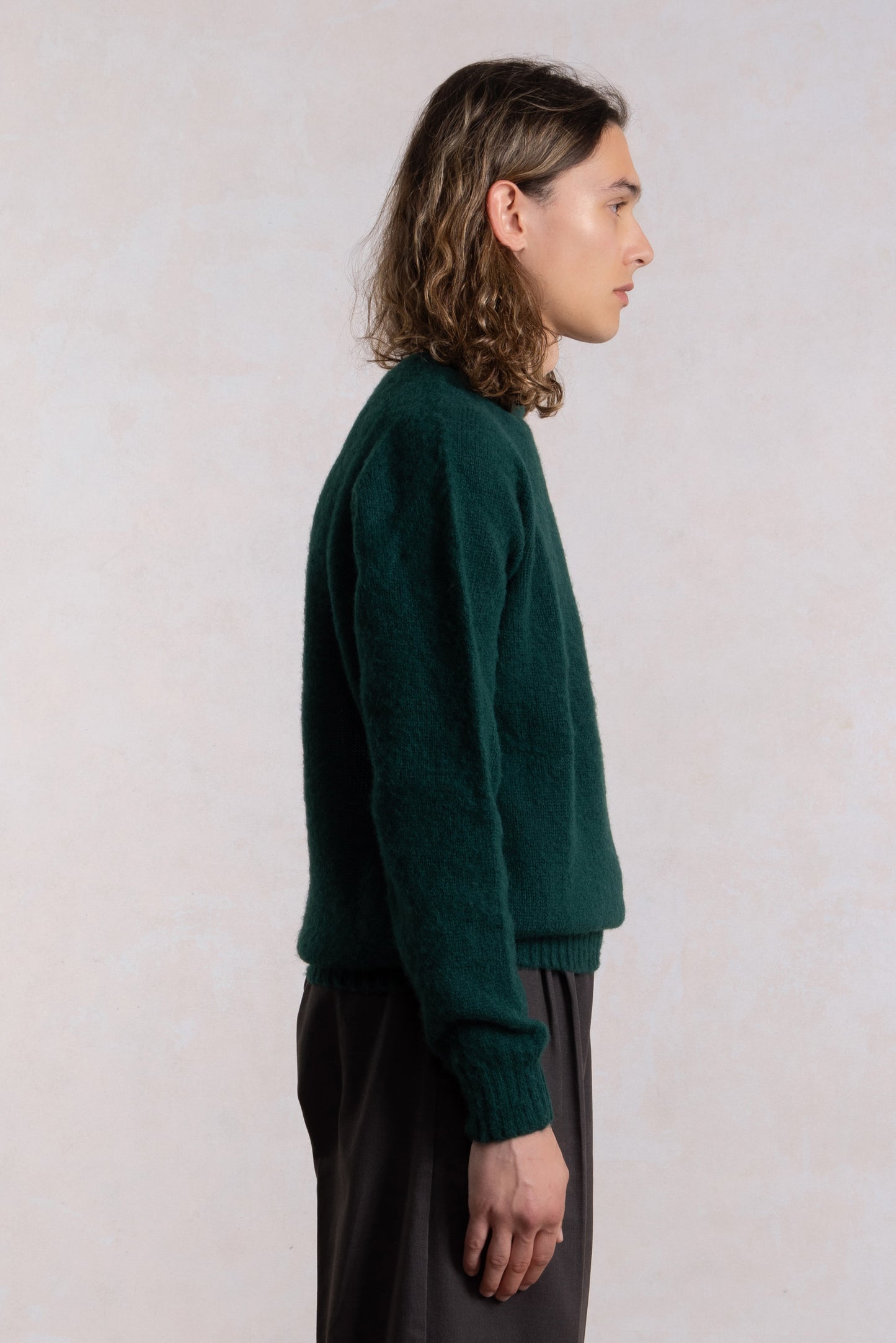 Shaggy Dog Sweater - Forest Green